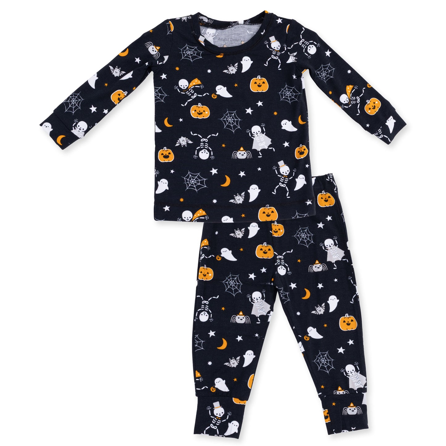 Halloween Skeleton Buddies - Glow in the Dark - Long Sleeve Loungewear Set