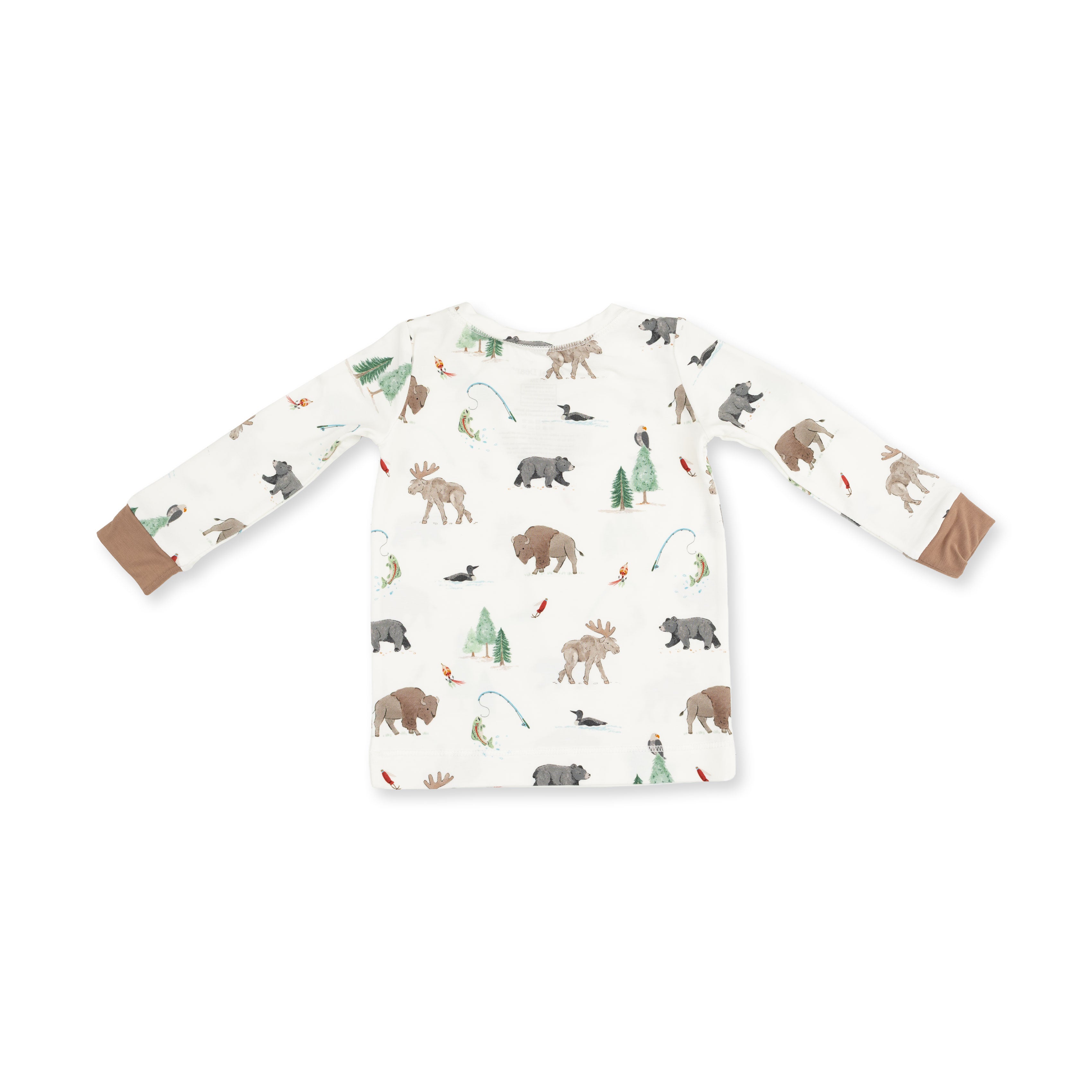 Northern Woodland Animals - Long Sleeve Loungewear Set