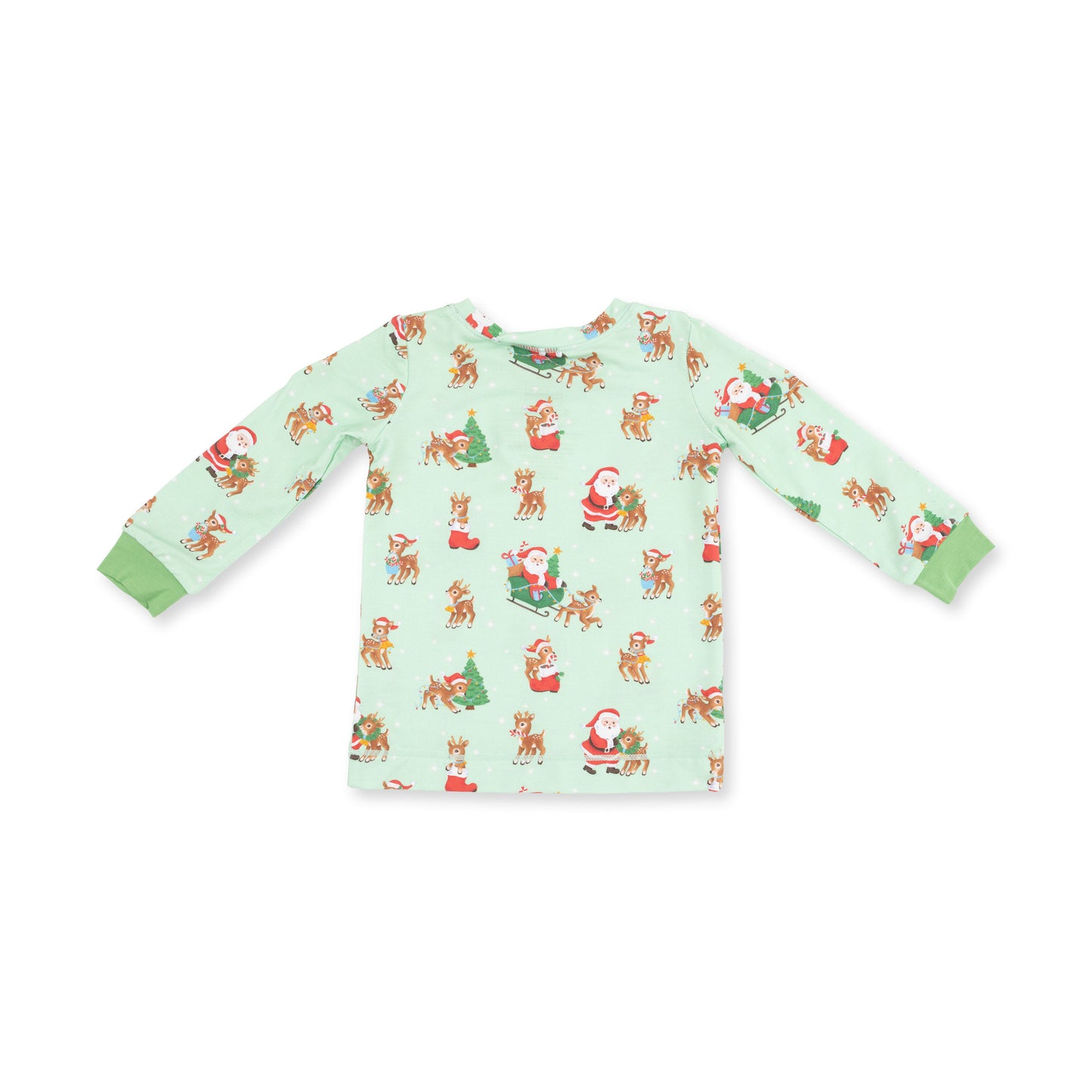 Vintage Reindeer & Santa Uni - Long Sleeve Loungewear Set