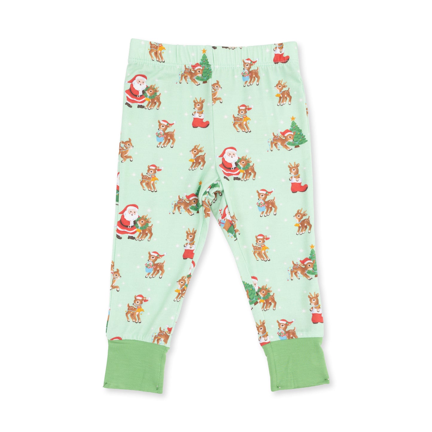 Vintage Reindeer & Santa Uni - Long Sleeve Loungewear Set
