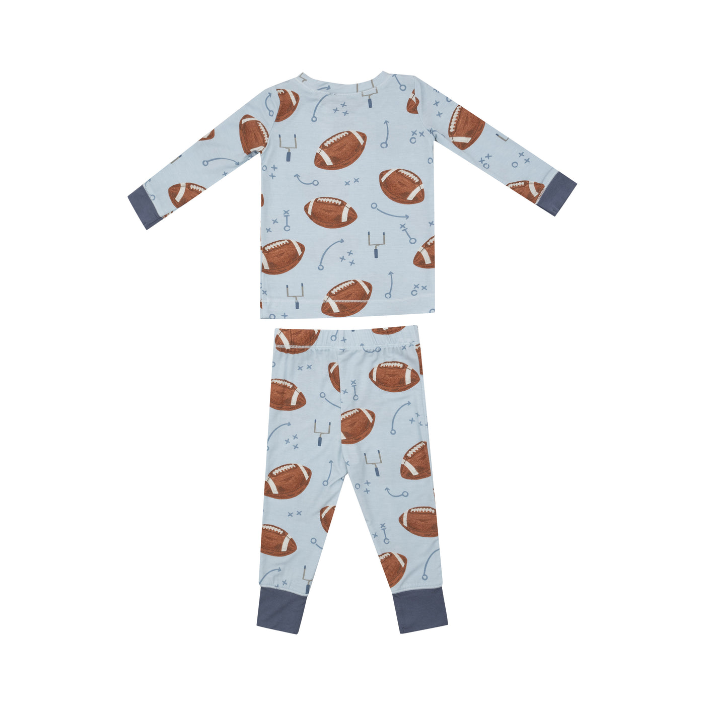 Bamboo Loungewear - Footballs Blue by Angel Dear