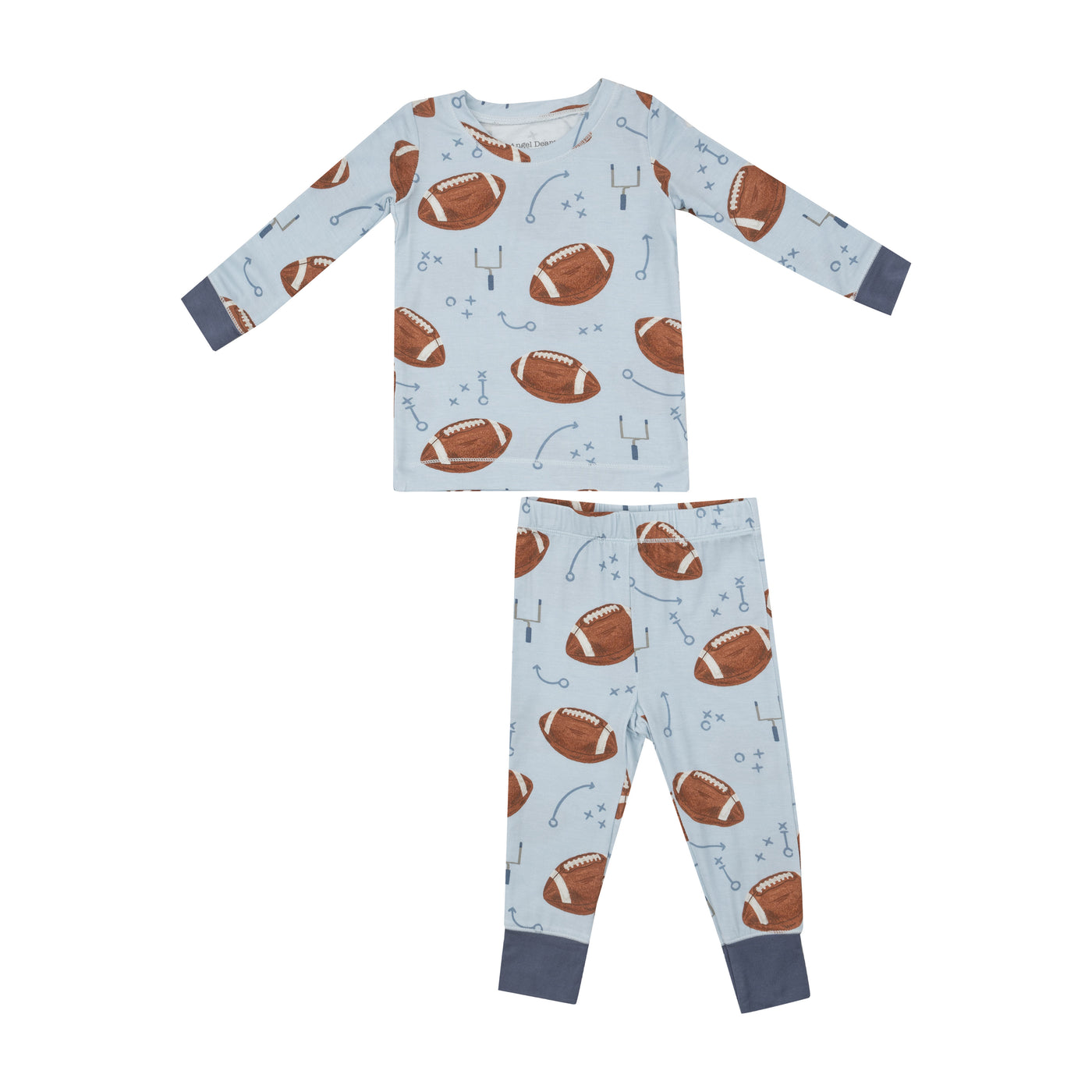 Bamboo Loungewear - Footballs Blue-Angel Dear