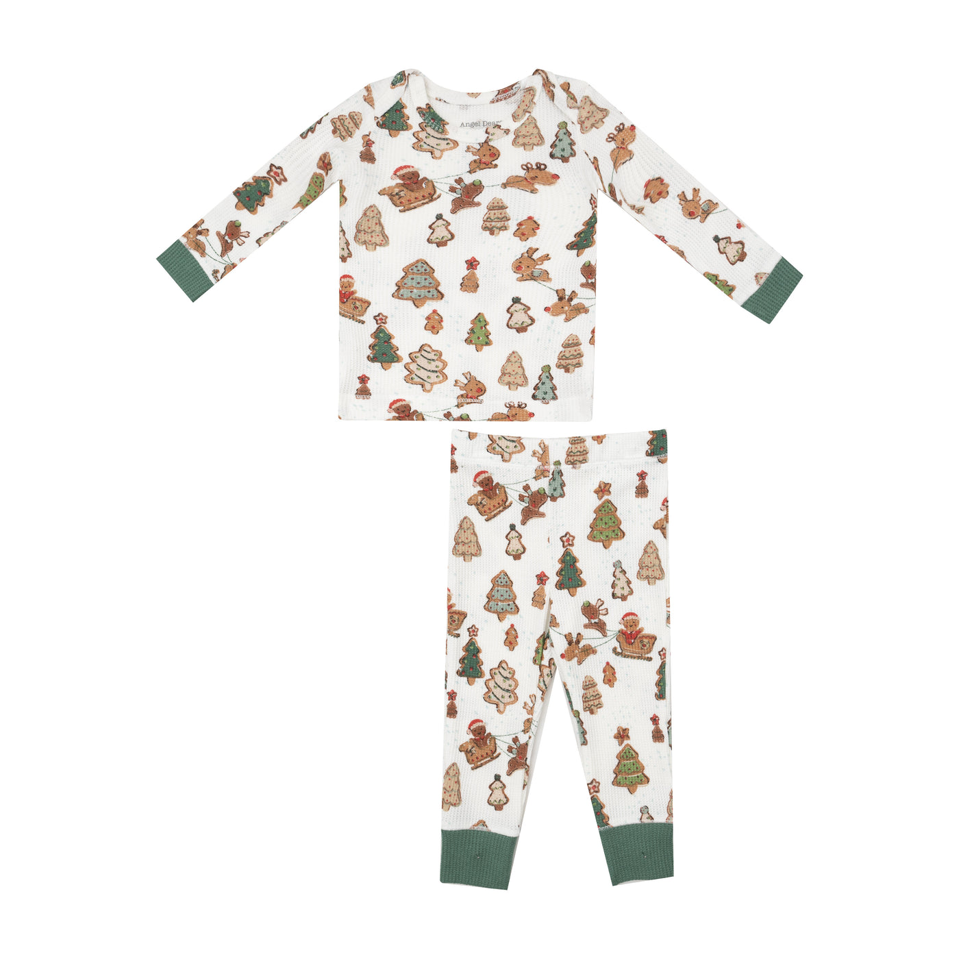 L/S Loungewear Set - Gingerbread Sleigh Ride-Angel Dear