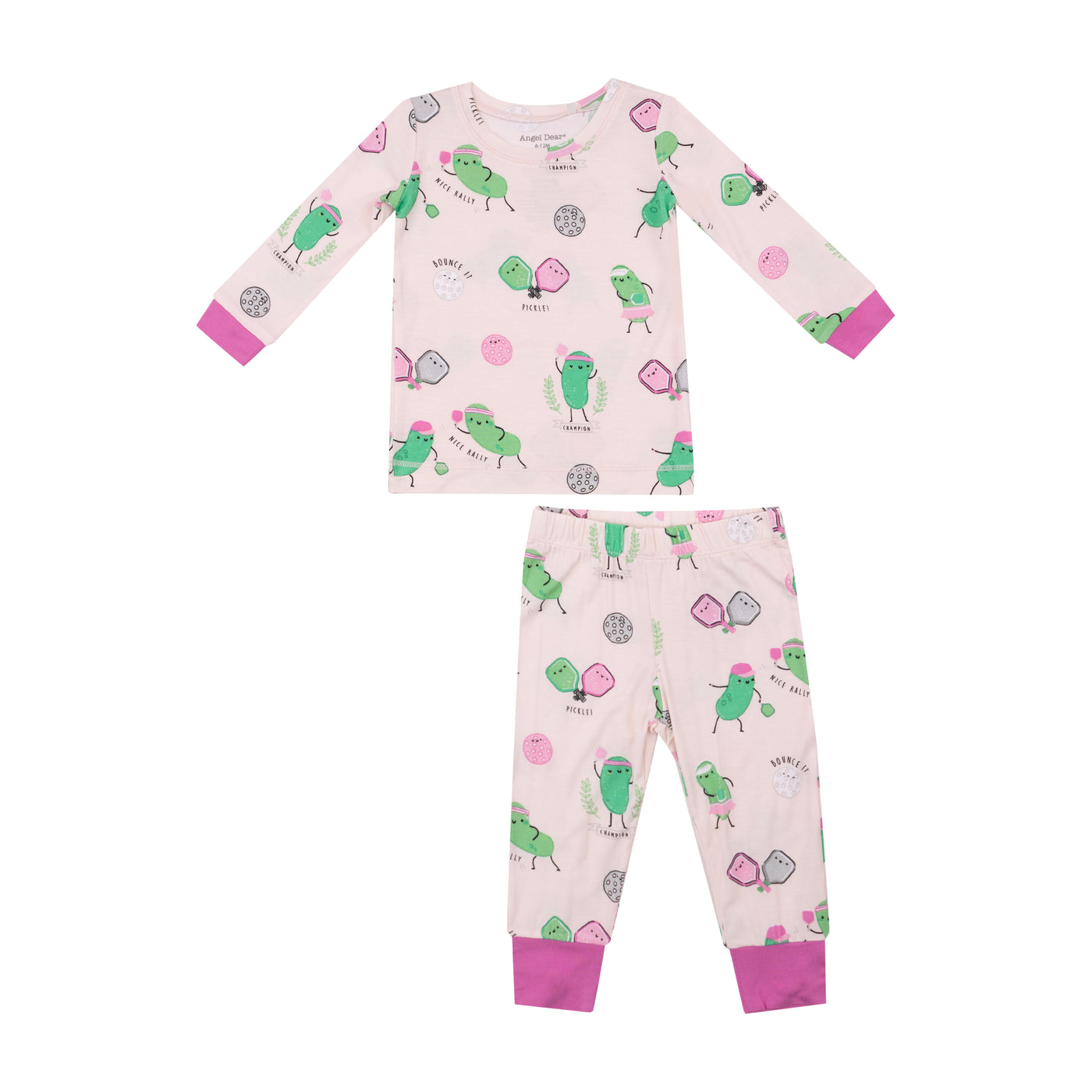 Bamboo Loungewear - Pickleball Pink-Angel Dear