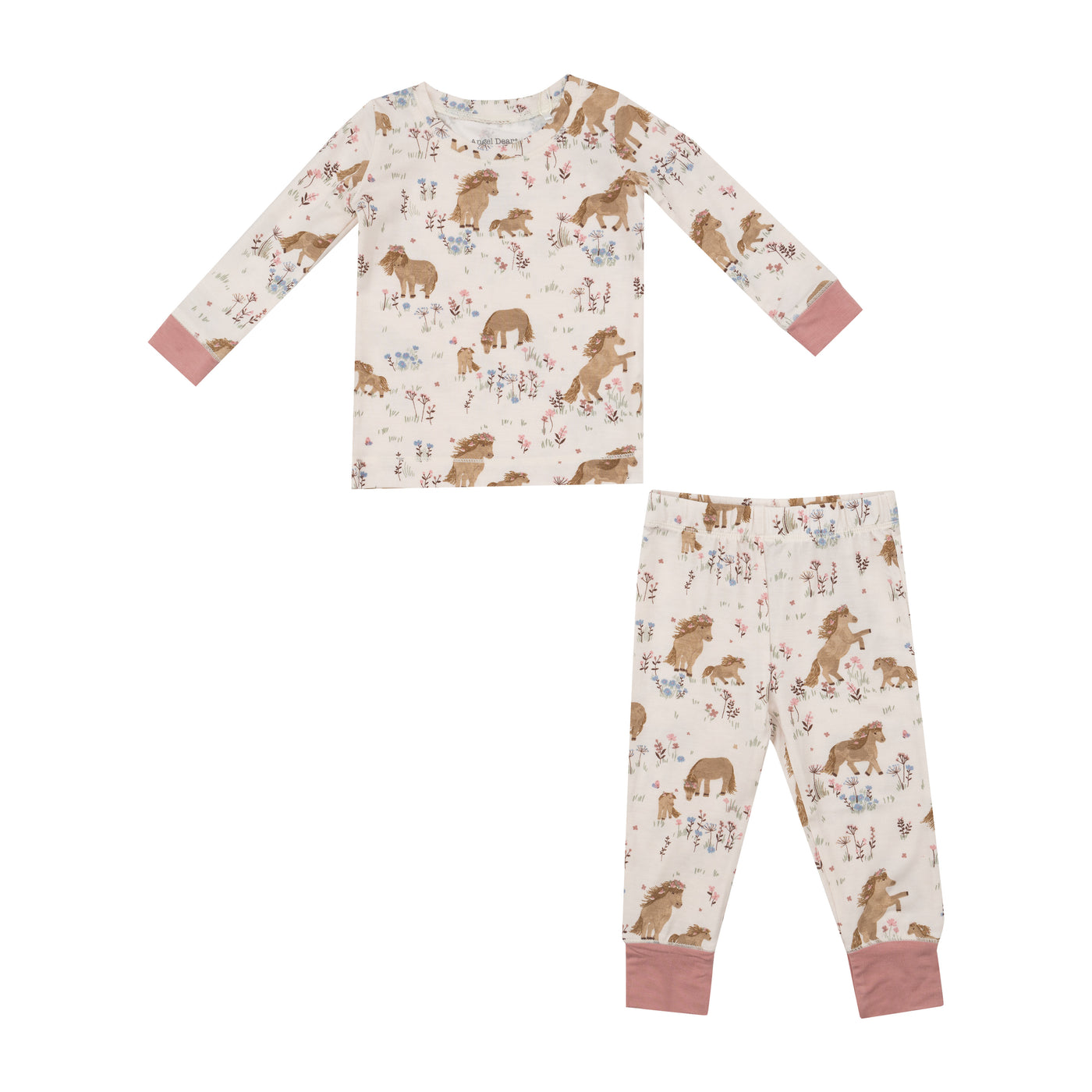 L/S Loungewear Set - Pretty Ponies-Angel Dear