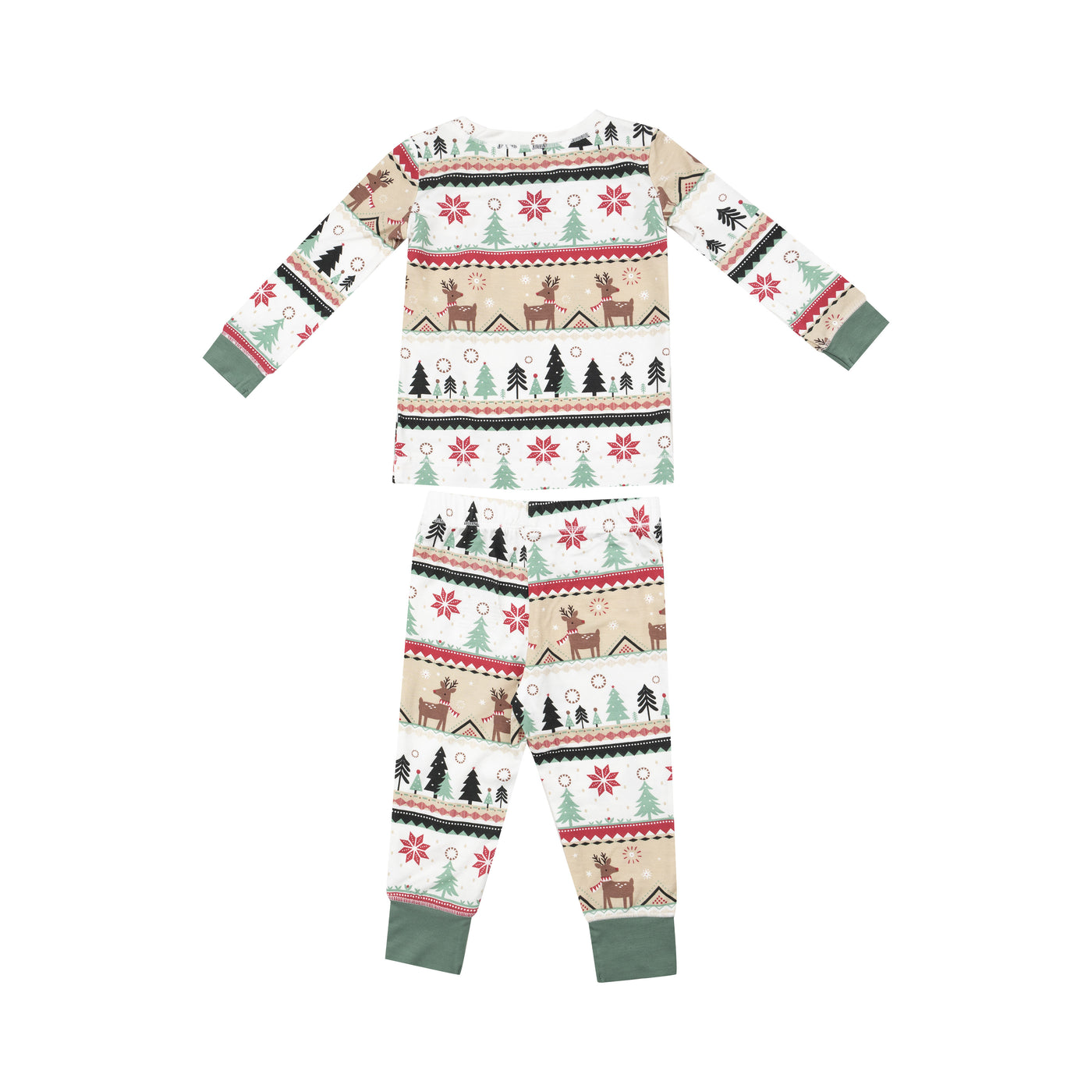 L/S Loungewear Set - Reindeer Fair Isle-Angel Dear