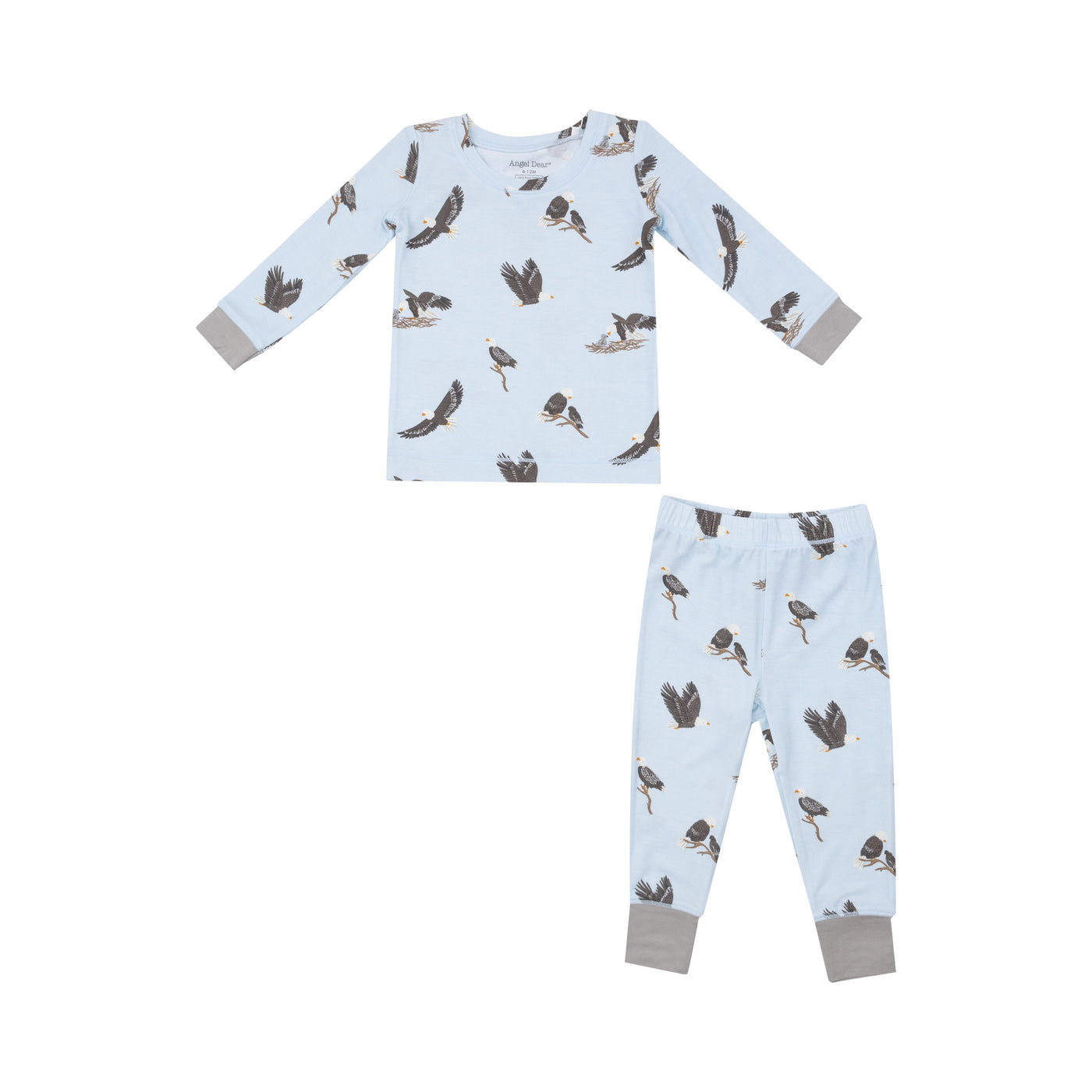 L/S Loungewear Set - Bald Eagles-Angel Dear