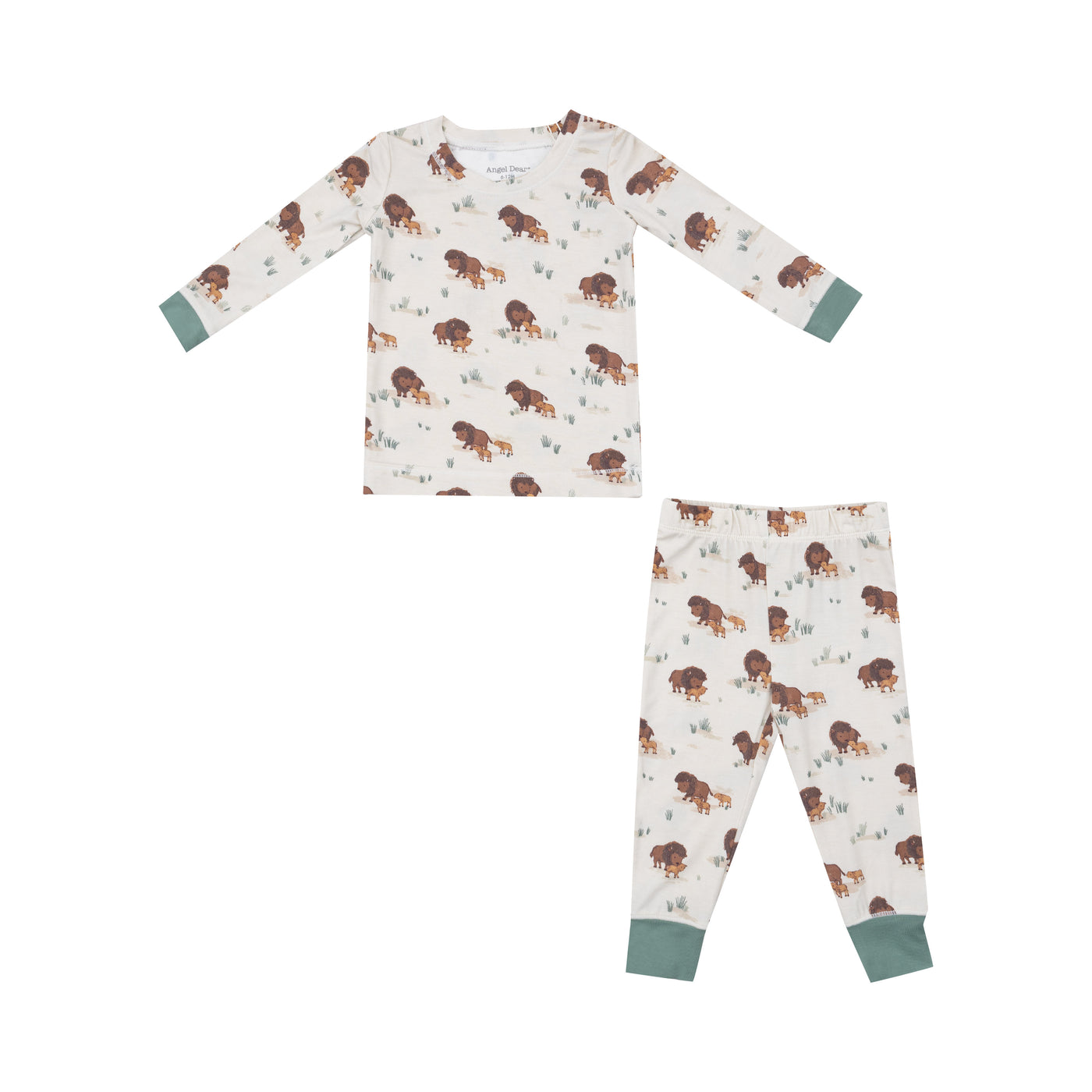 L/S Loungewear Set - Bison Families-Angel Dear