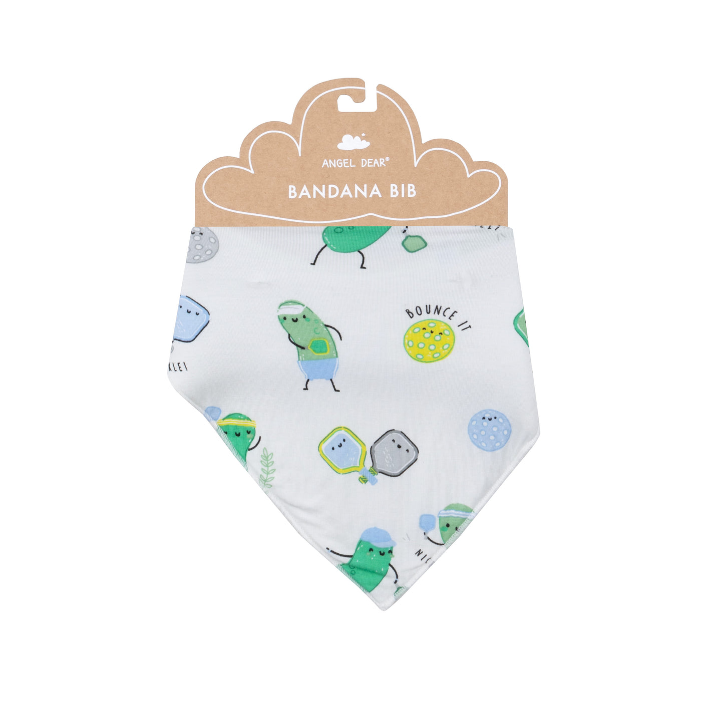 Bandana Bib - Pickleball Blue by Angel Dear