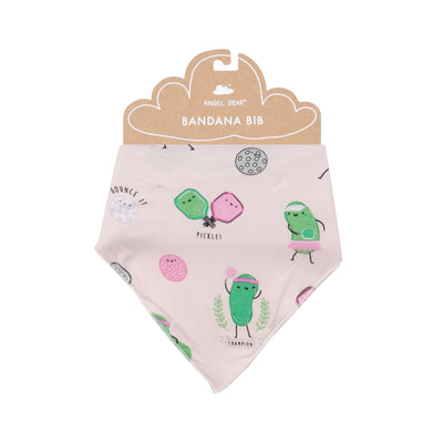 Bandana Bib - Pickleball Pink by Angel Dear