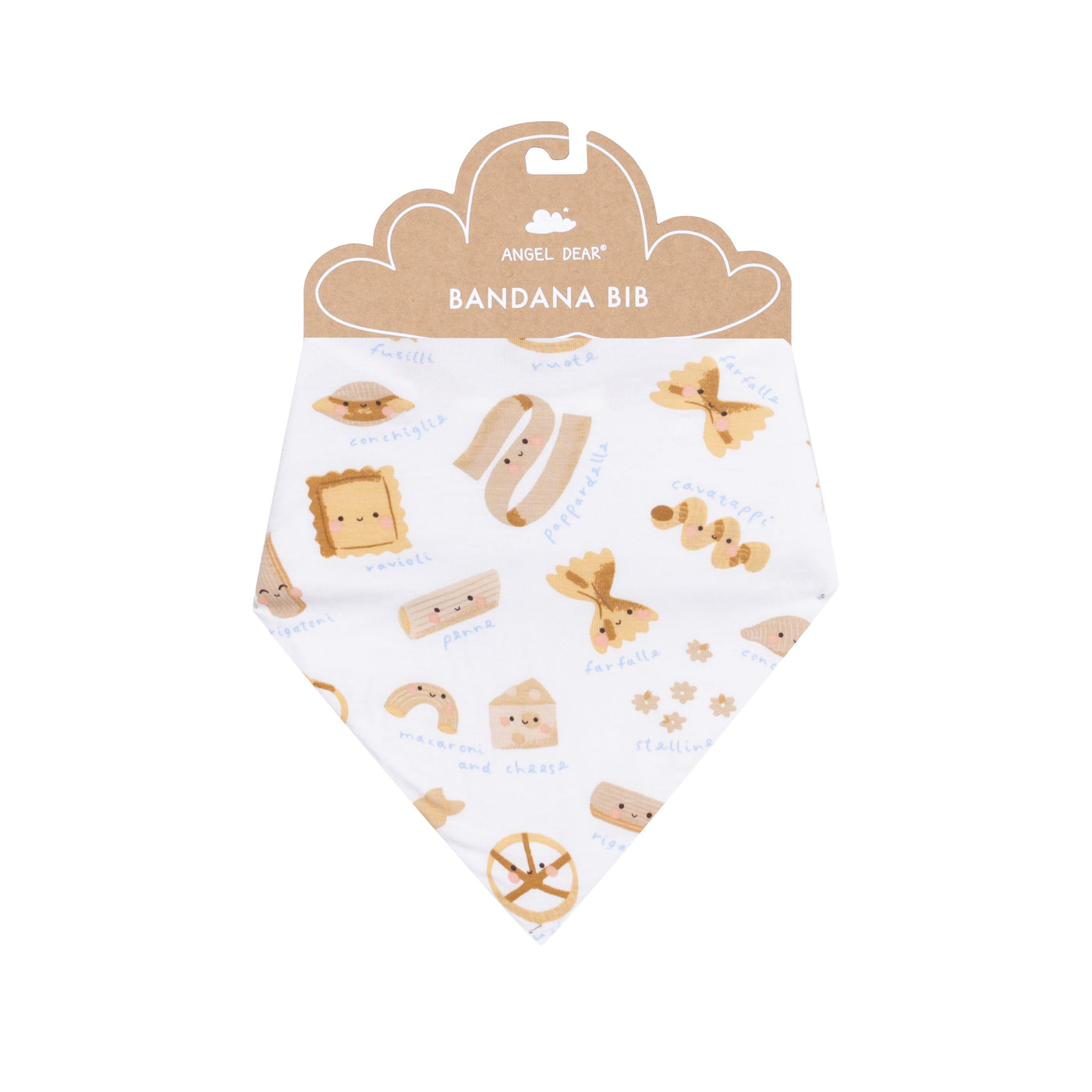 Bandana Bib - Cute Pasta-Angel Dear