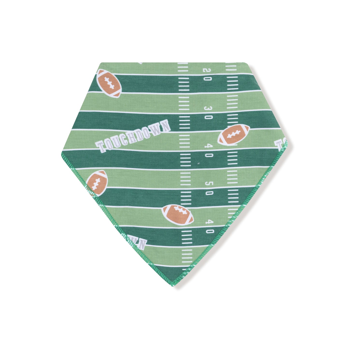 Bandana Bib in our  Football Field - Glow in the Dark print from Angel Dear