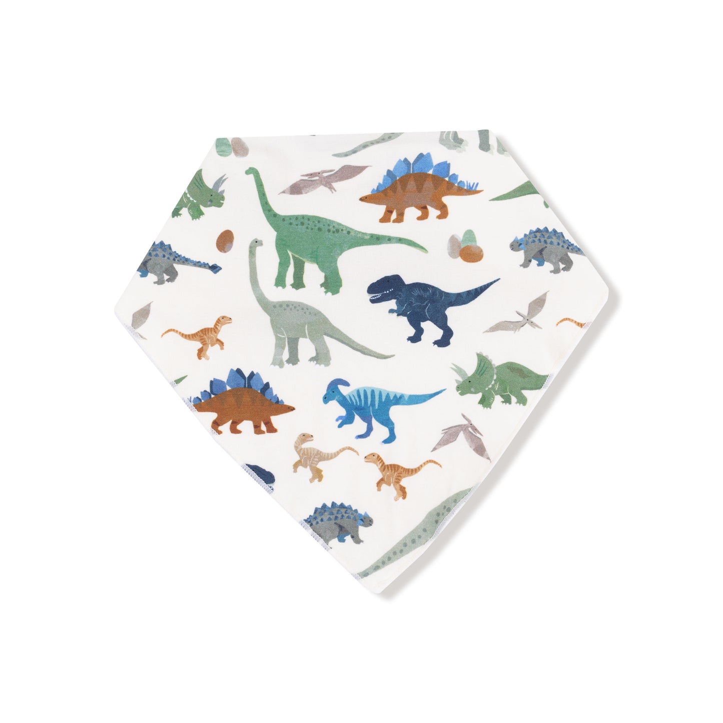 Bandana Bib in our  Washy Dinos print from Angel Dear