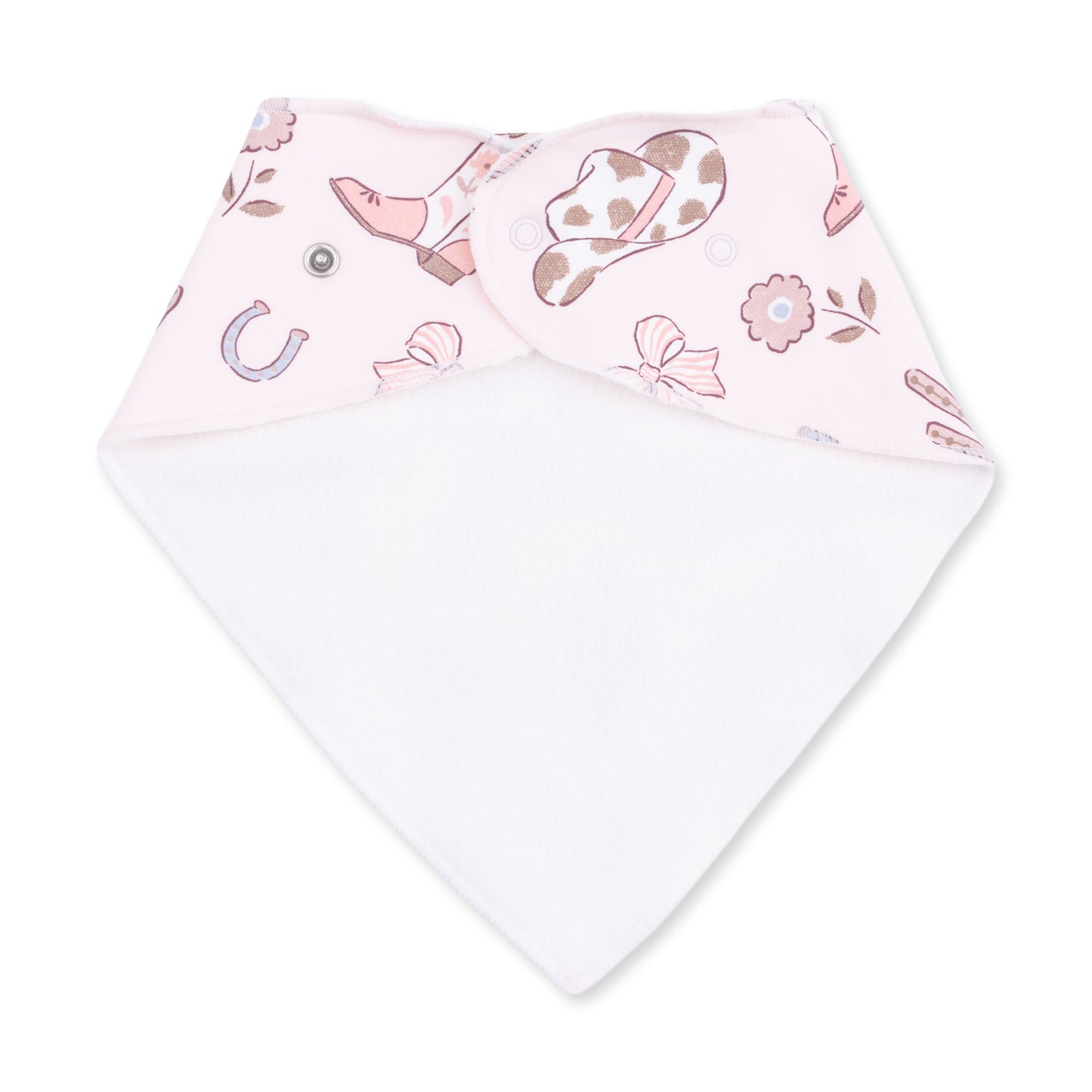 Cowgirl Boots and Bows - Bandana Bib