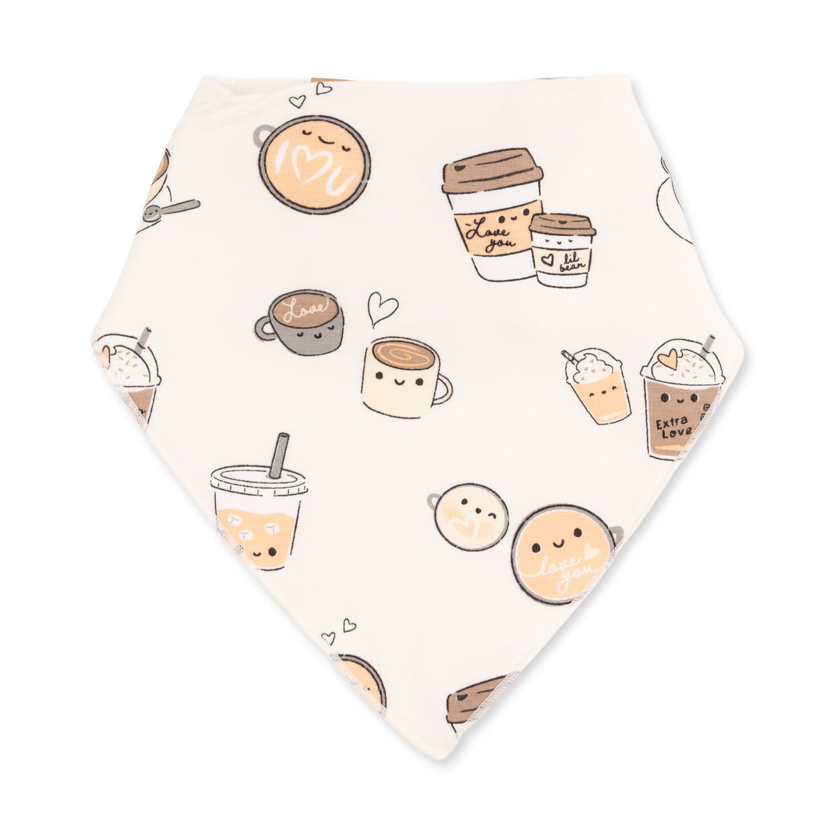 Love You A Latte - Bandana Bib