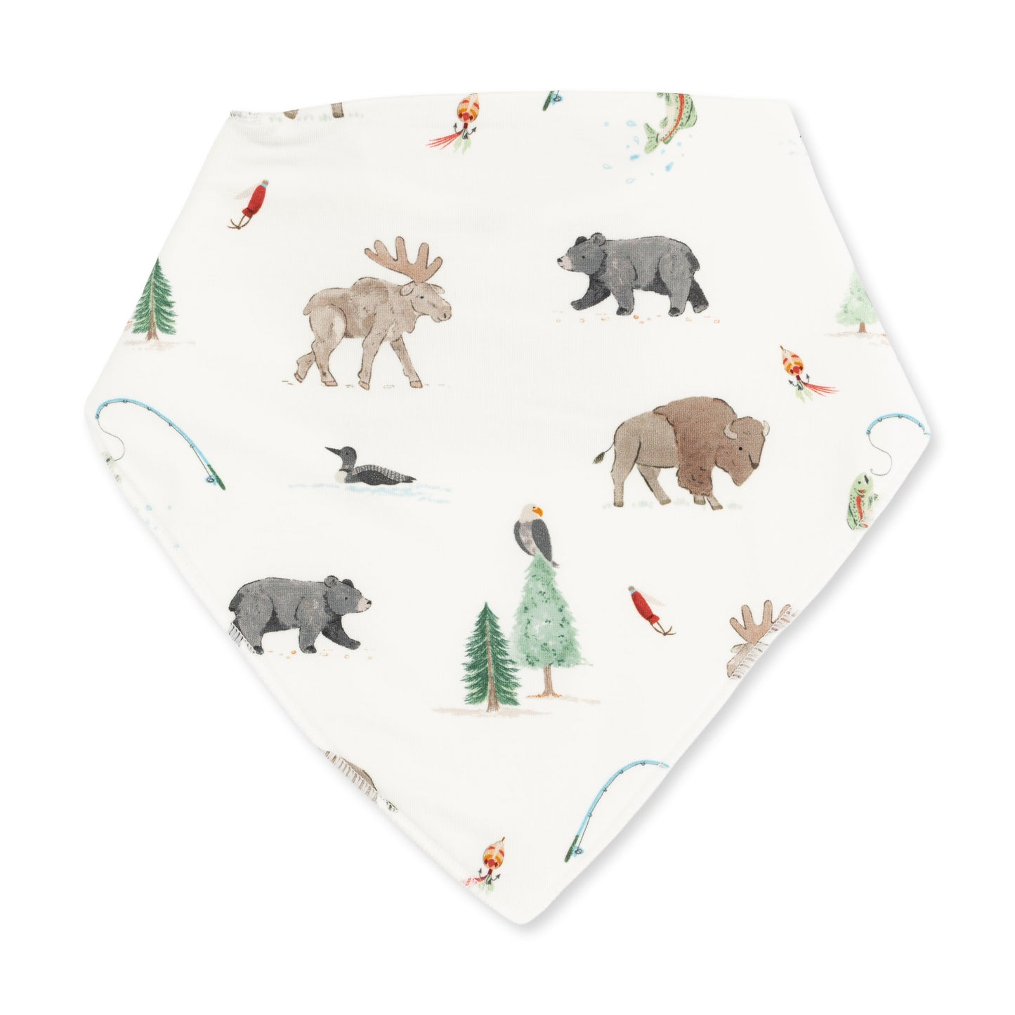 Northern Woodland Animals - Bandana Bib