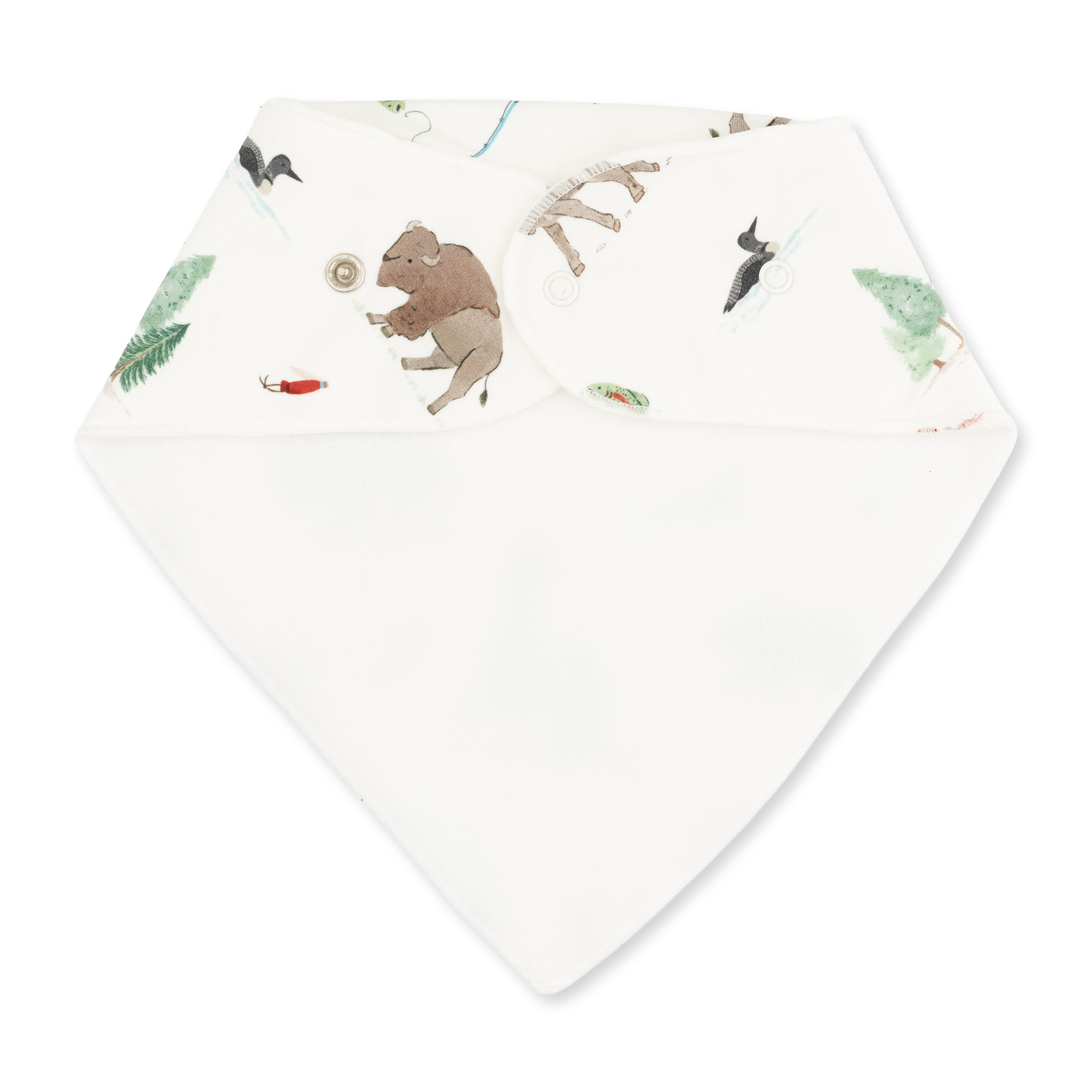 Northern Woodland Animals - Bandana Bib