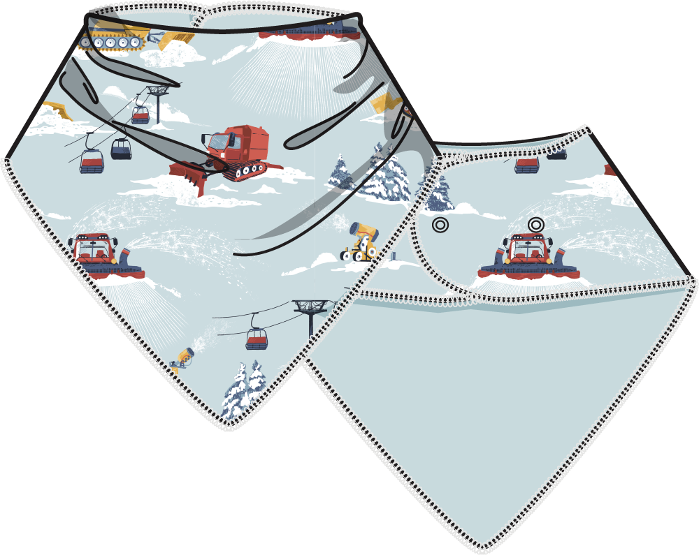 Snow Cats - Bandana Bib