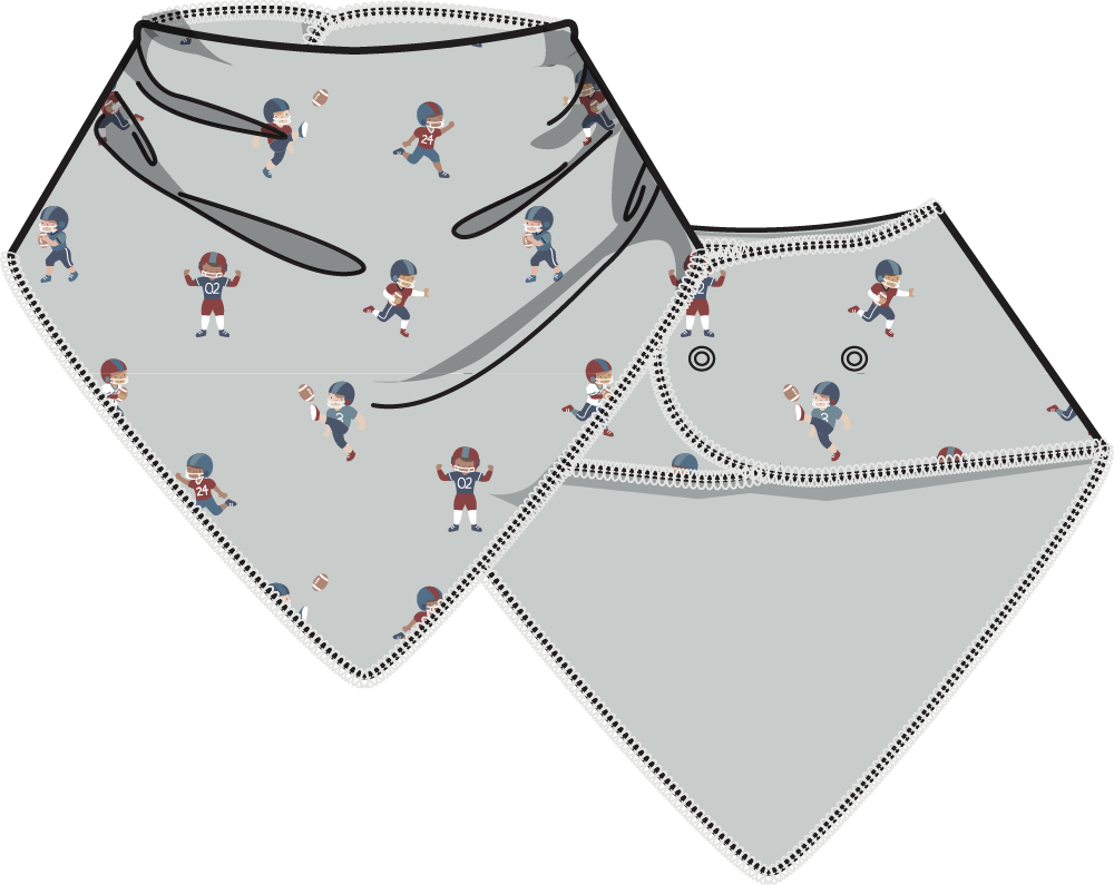 Tiny Footballers - Bandana Bib