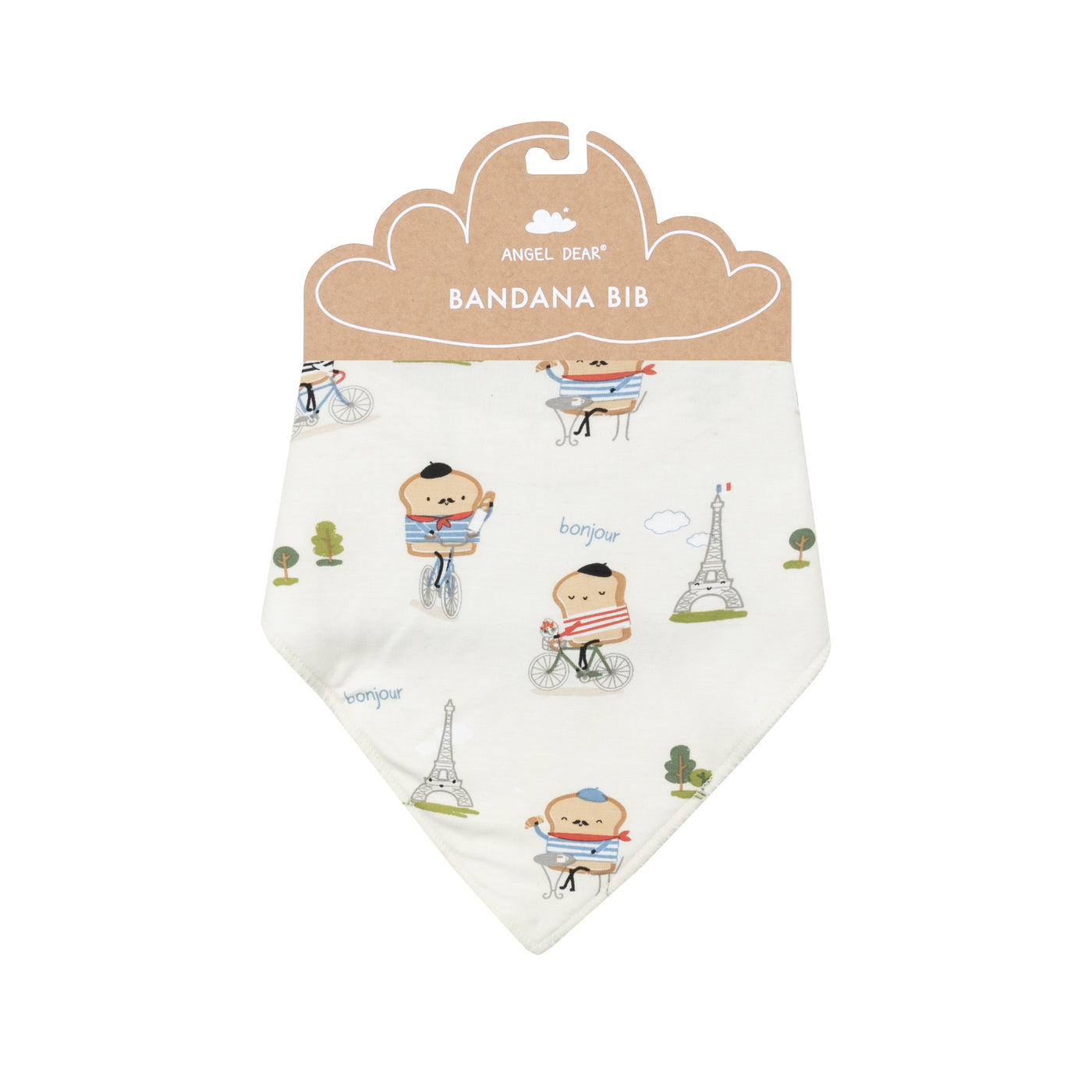 Bandana Bib - French Toast-Angel Dear