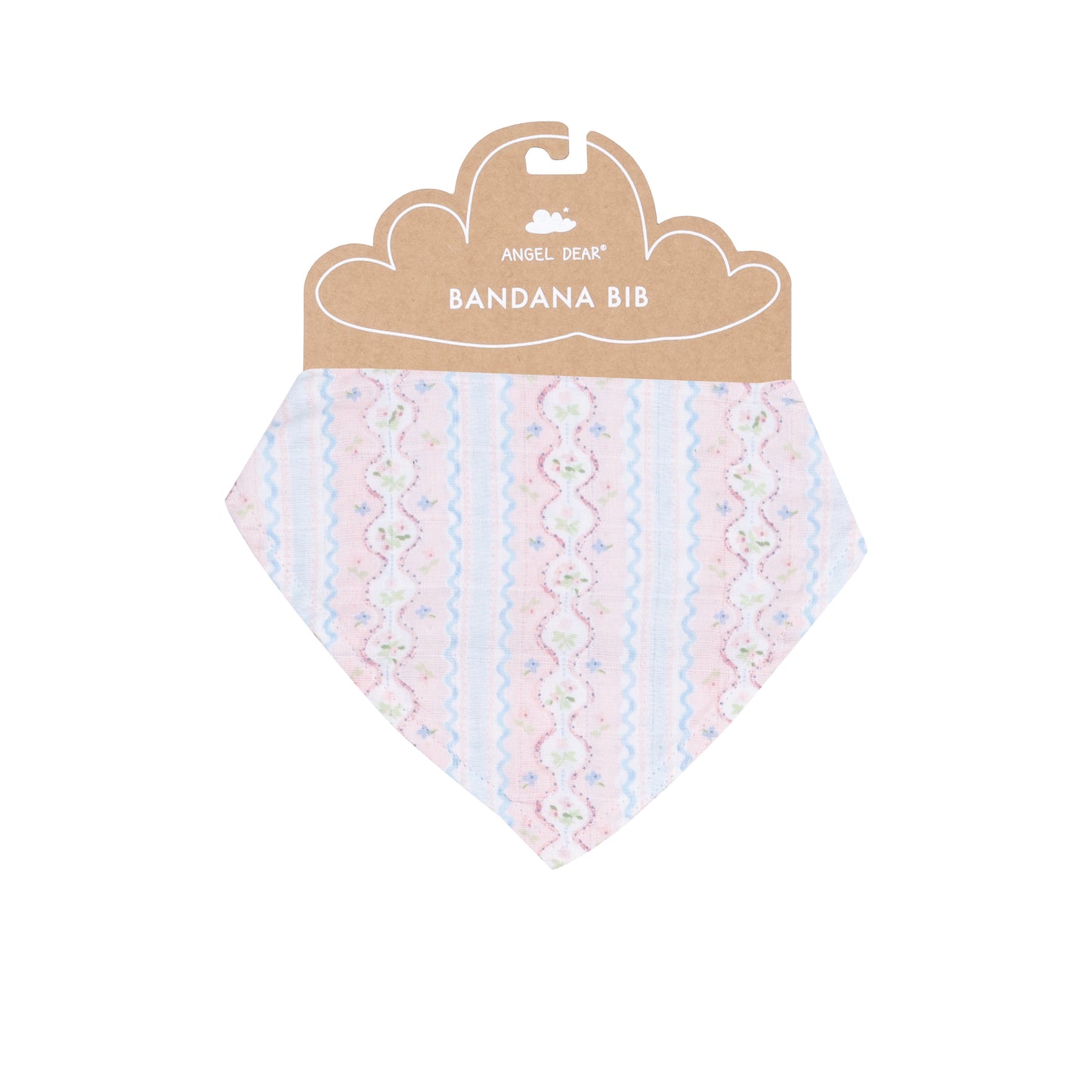 Bandana Bib - Ogee Floral-Angel Dear
