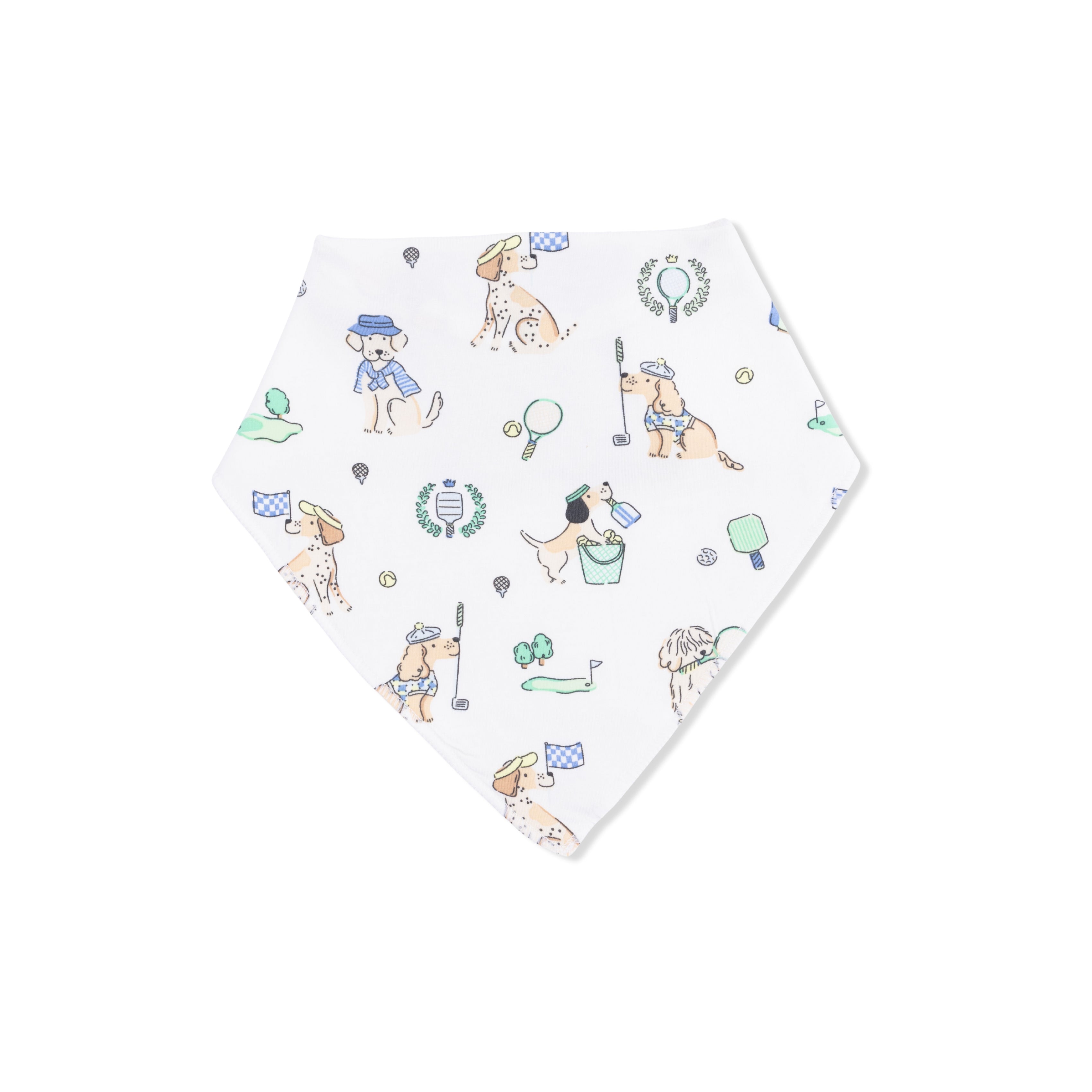 Country Club Dogs Neutral - Bandana Bib-Angel Dear