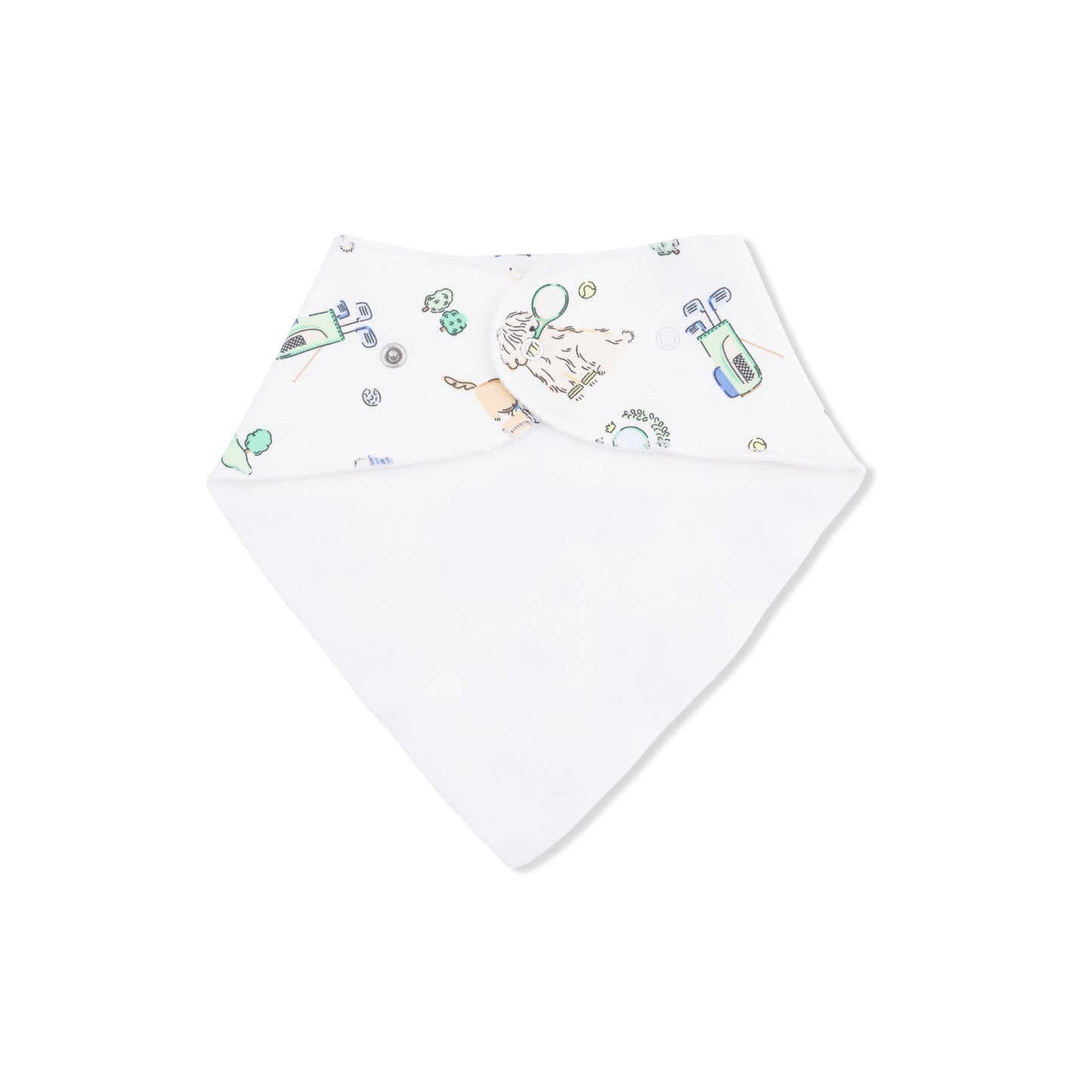Country Club Dogs Neutral - Bandana Bib-Angel Dear