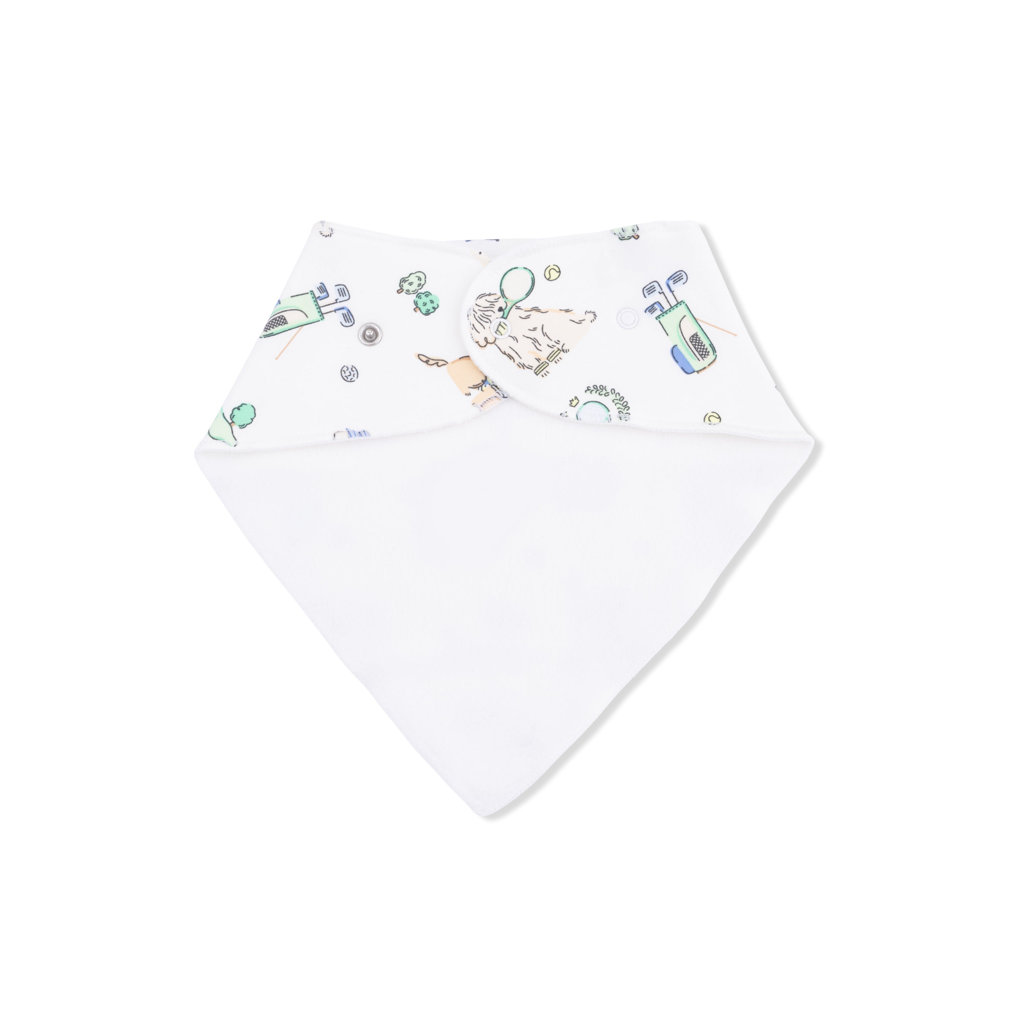 Country Club Dogs Neutral - Bandana Bib-Angel Dear