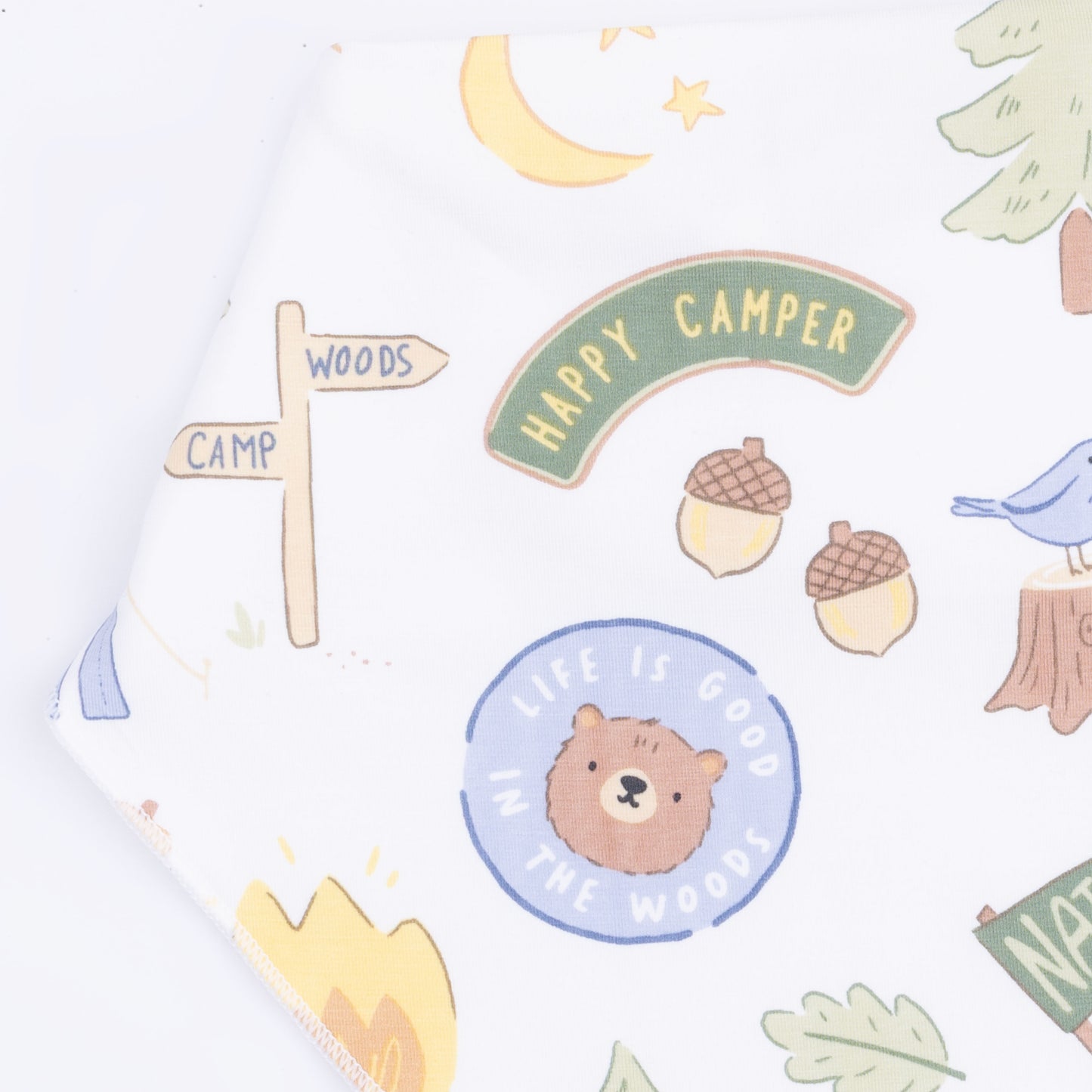 Camping Blue - Bandana Bib