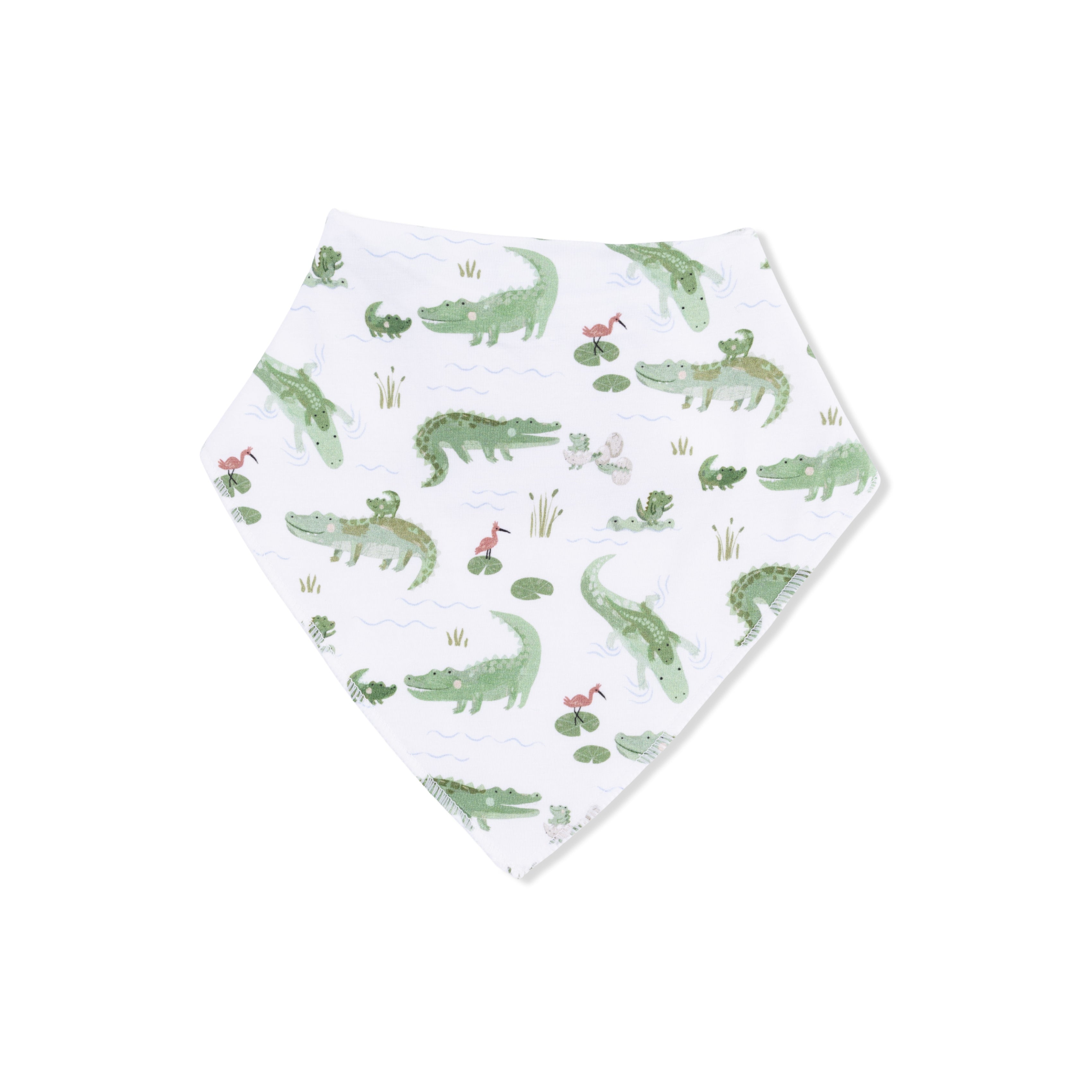 Crayon Alligators - Bandana Bib-Angel Dear