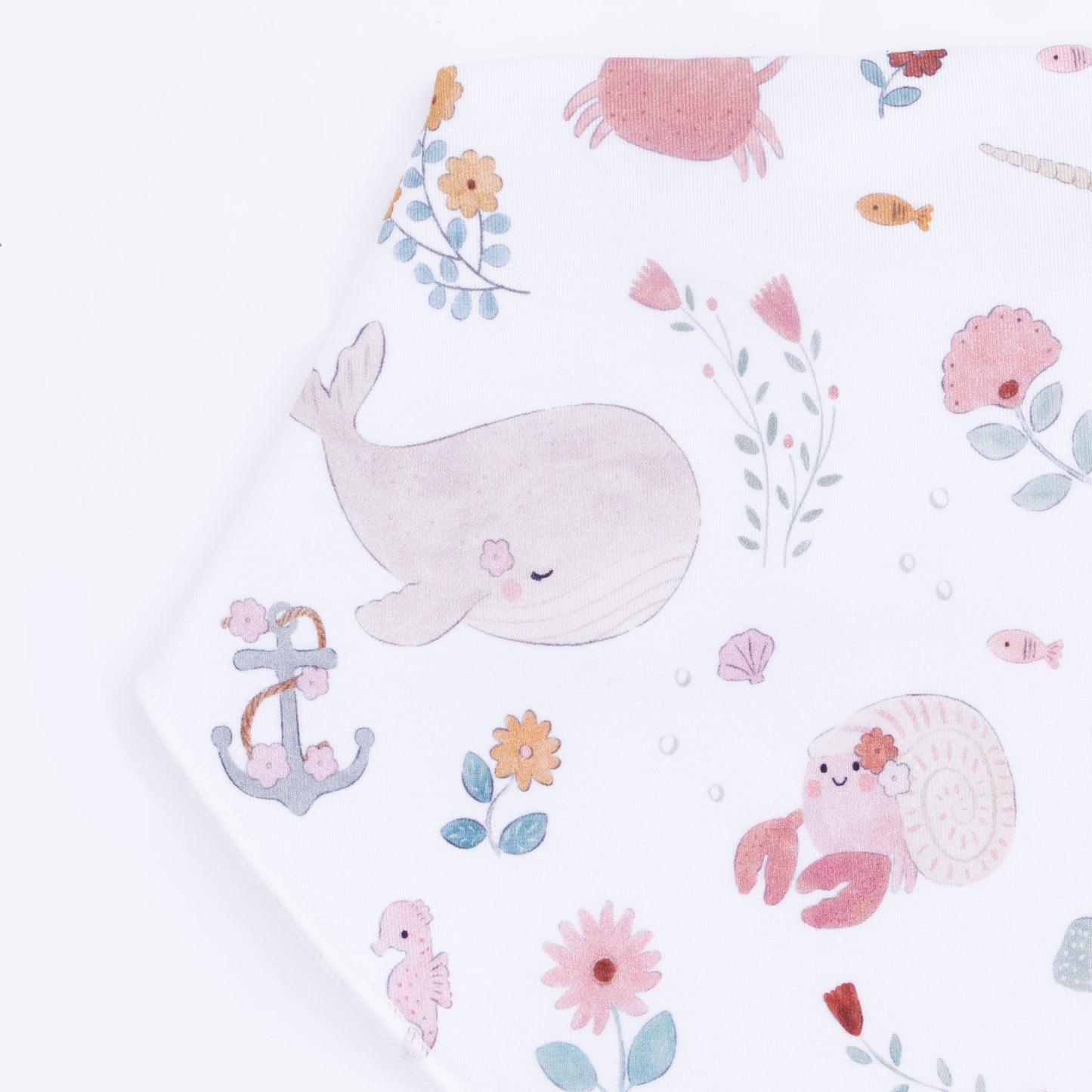 Garden Sea Creatures - Bandana Bib-Angel Dear