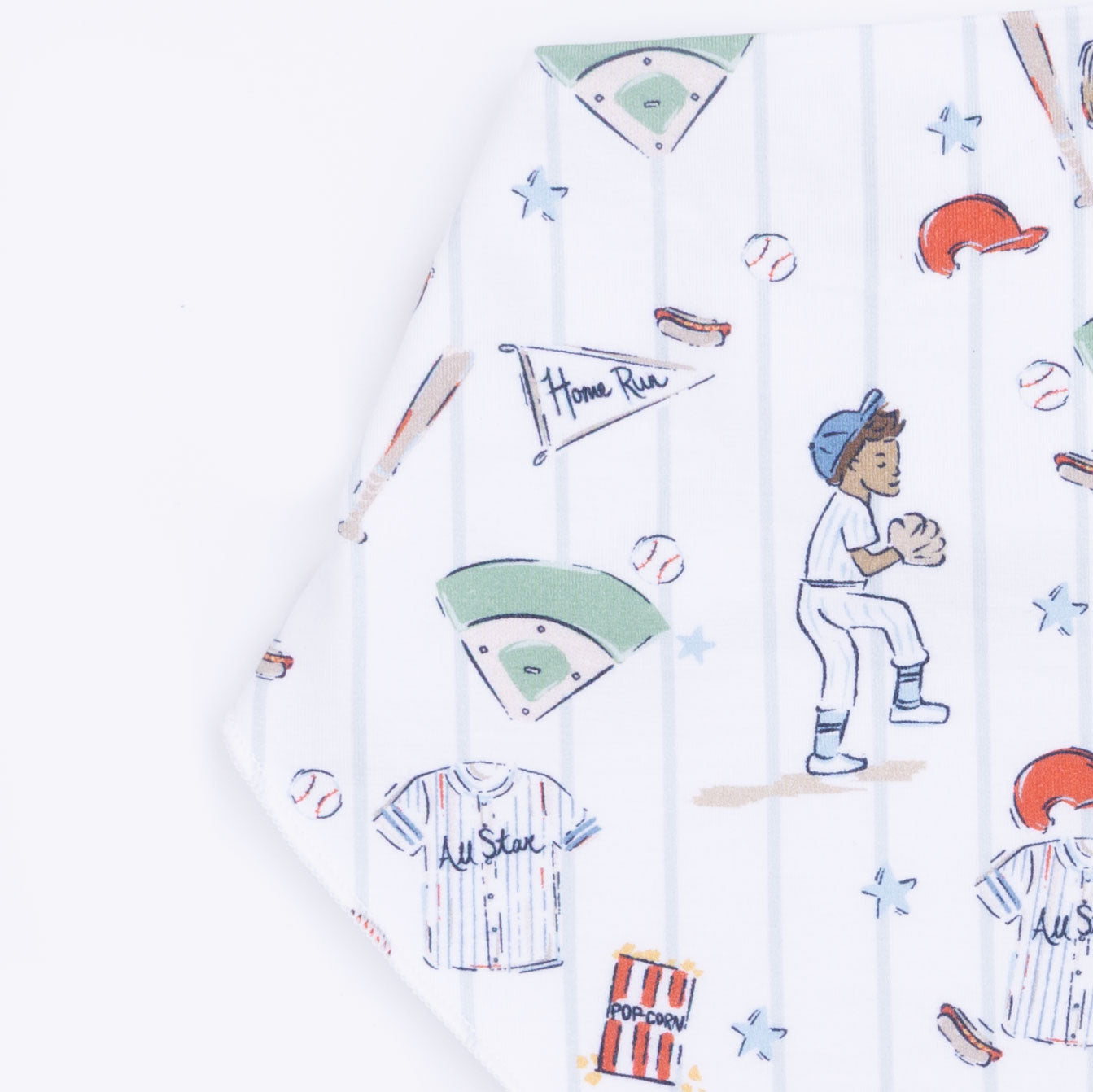 Home Run Baseball - Bandana Bib-Angel Dear