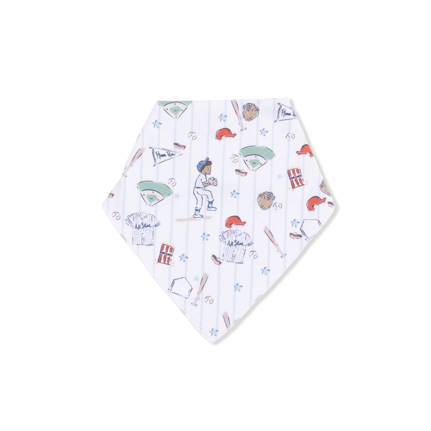 Home Run Baseball - Bandana Bib-Angel Dear
