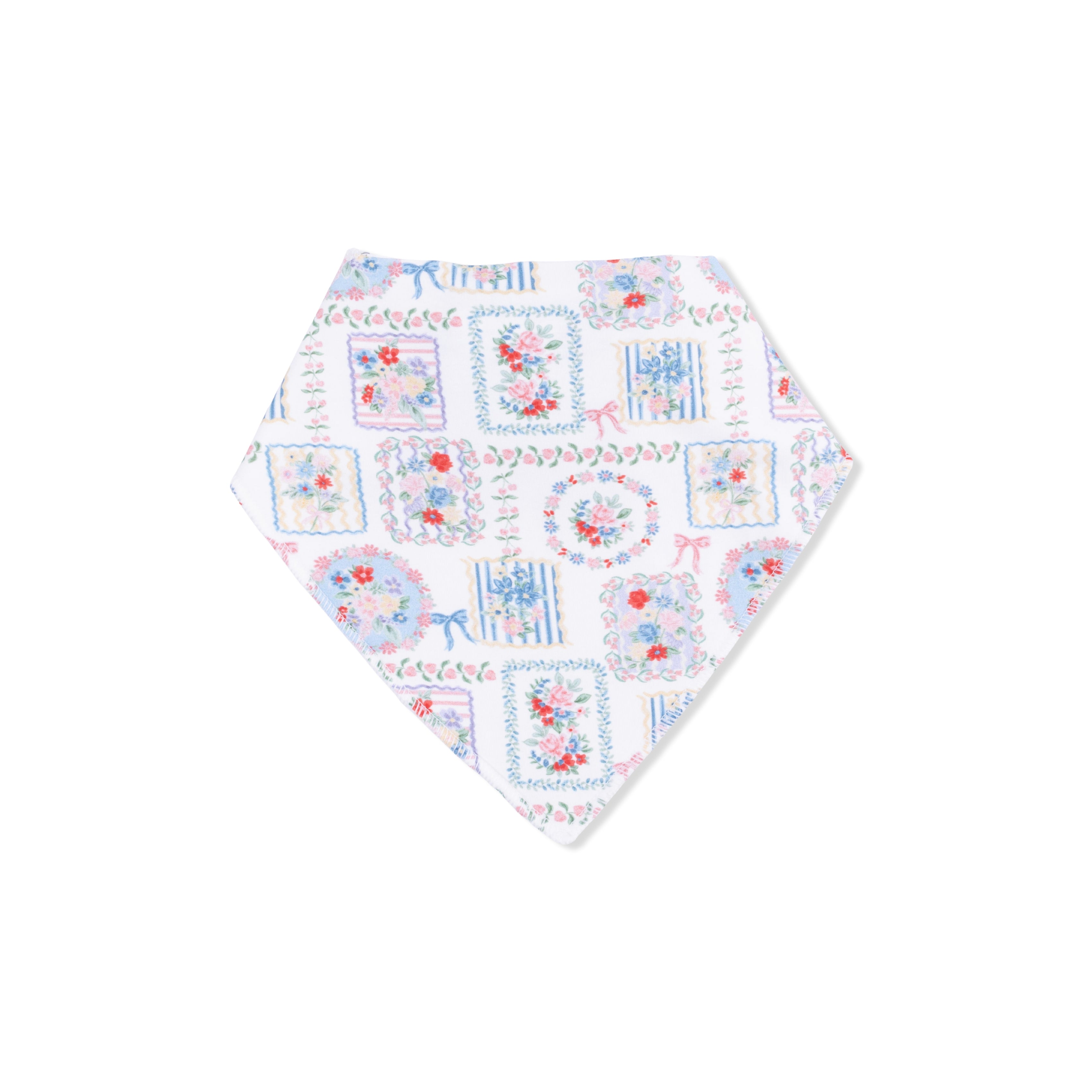 Julep's Floral Patchwork - Bandana Bib-Angel Dear