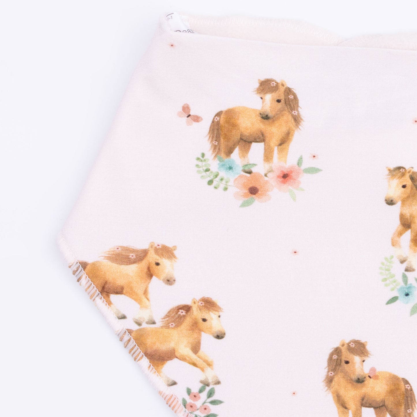 Pink Ponies - Bandana Bib