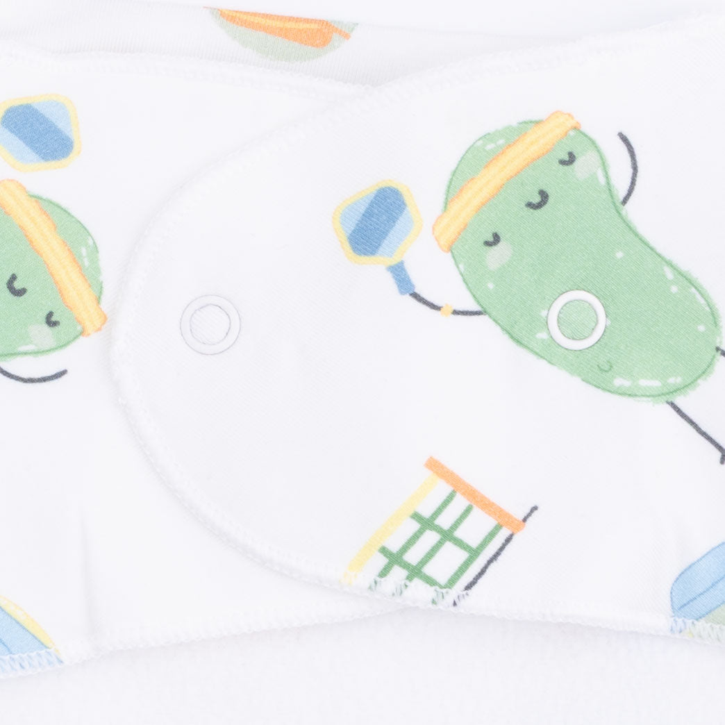 Pickles Playing Pickleball - Bandana Bib