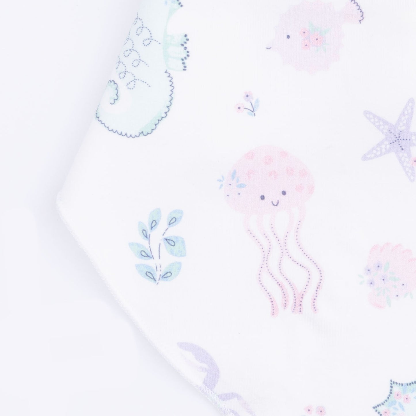 Floral Sea Creatures - Bandana Bib-Angel Dear