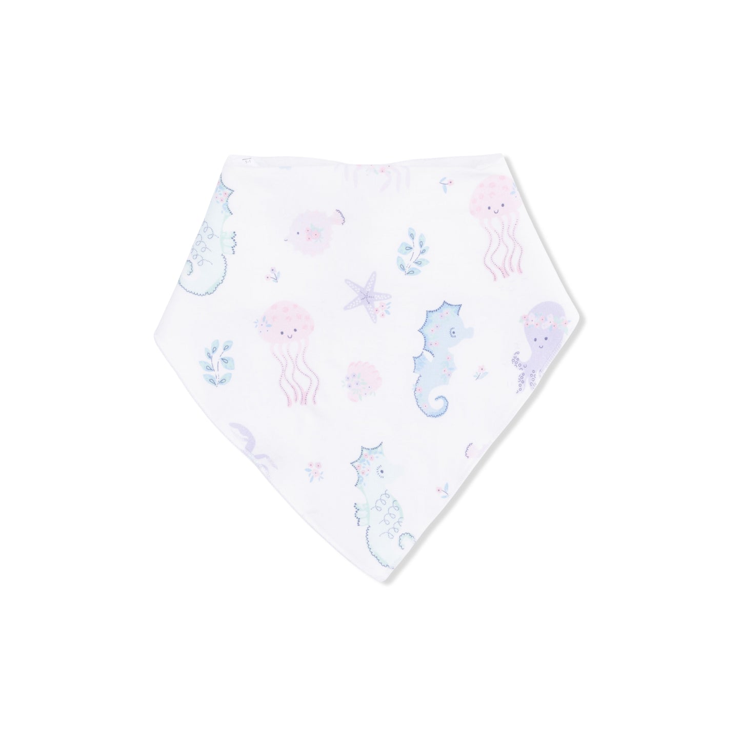 Floral Sea Creatures - Bandana Bib