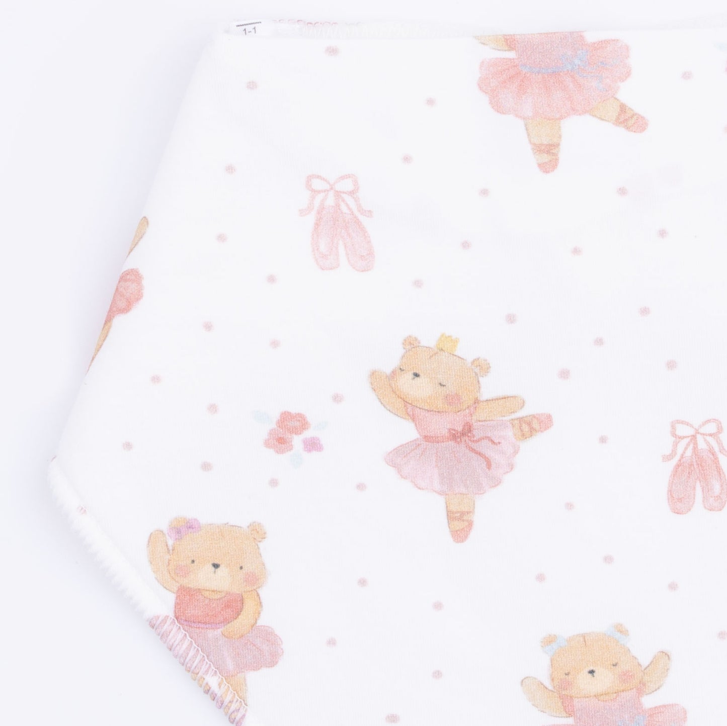Teddy Bear Ballerina - Bandana Bib