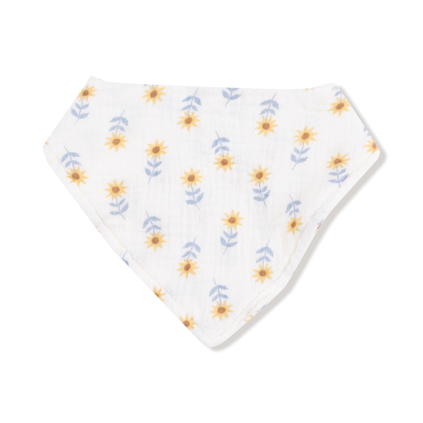 Bandana Bib in our  Western Sunflower print from Angel Dear