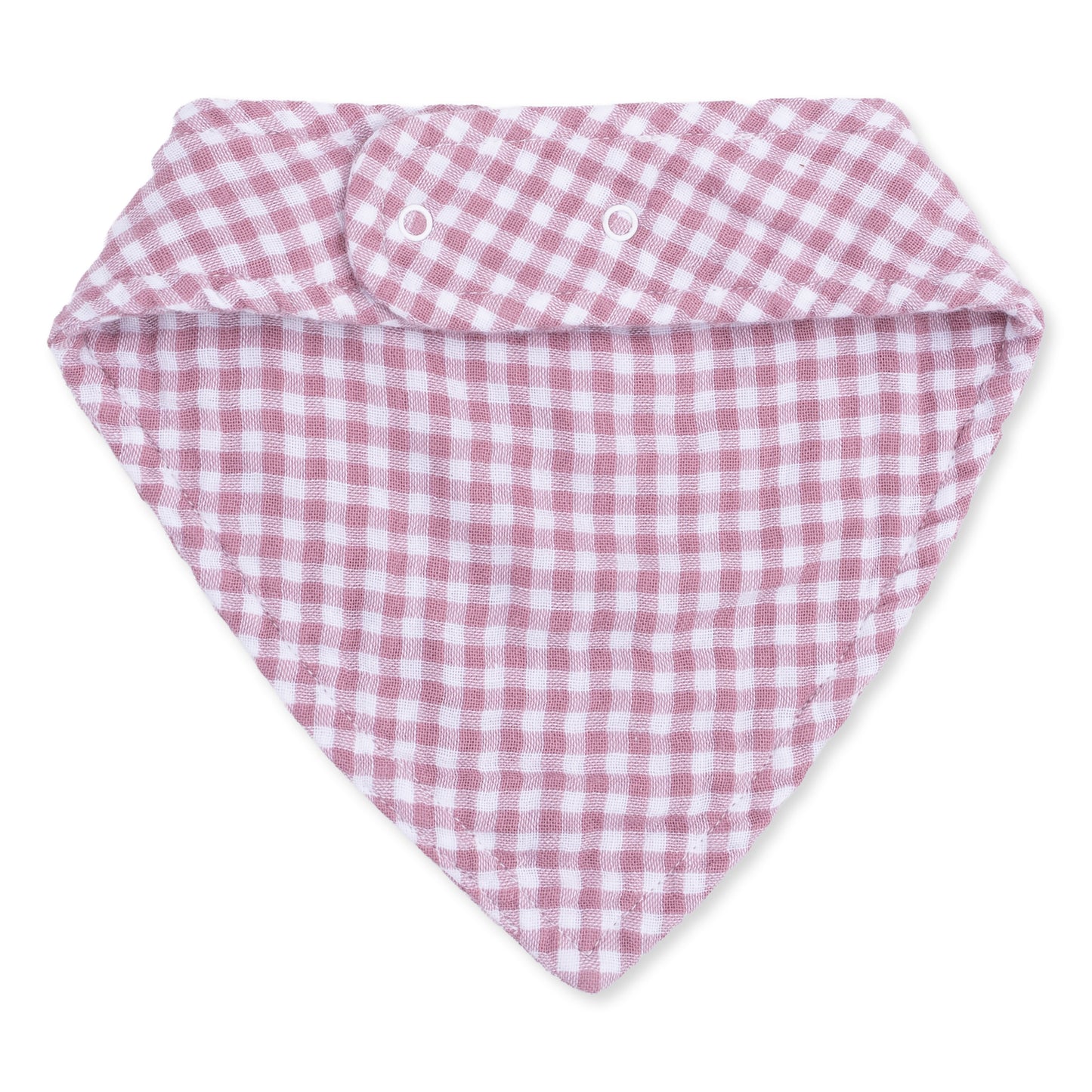 Berry Gingham - Bandana Bib