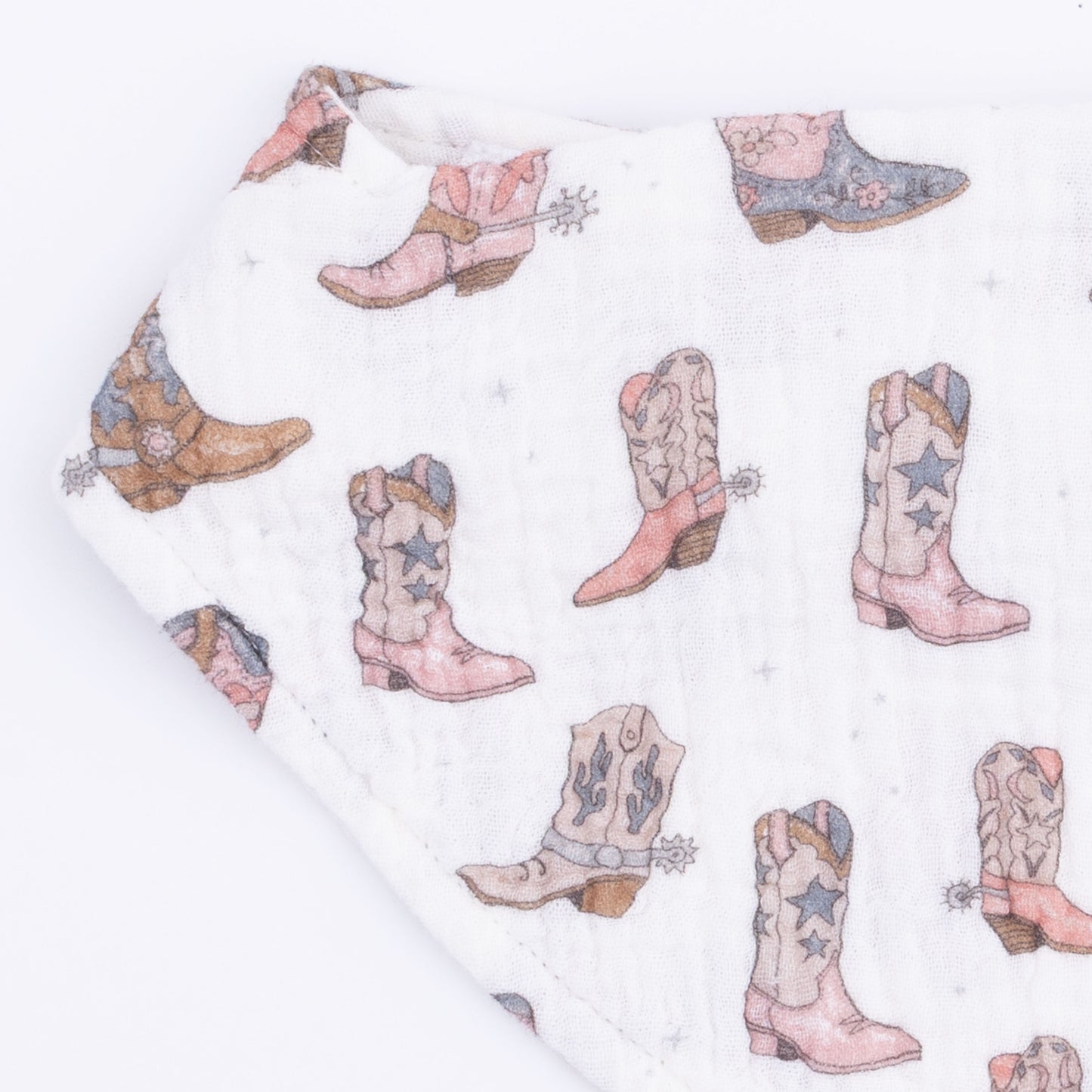 Cowgirl Boots - Bandana Bib