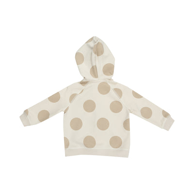 Hoodie And Jogger - Beige Dot