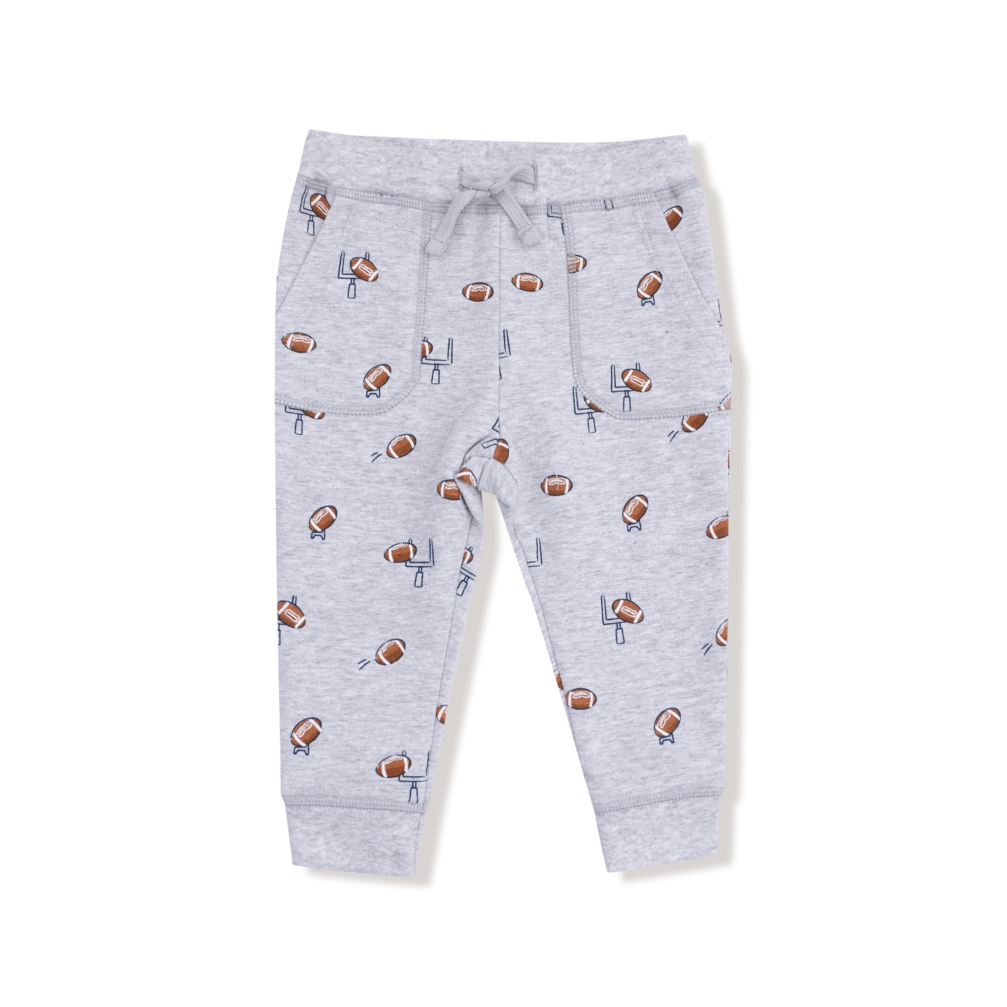 Zip Hoodie and Jogger Set in our  Football Field Goal print from Angel Dear