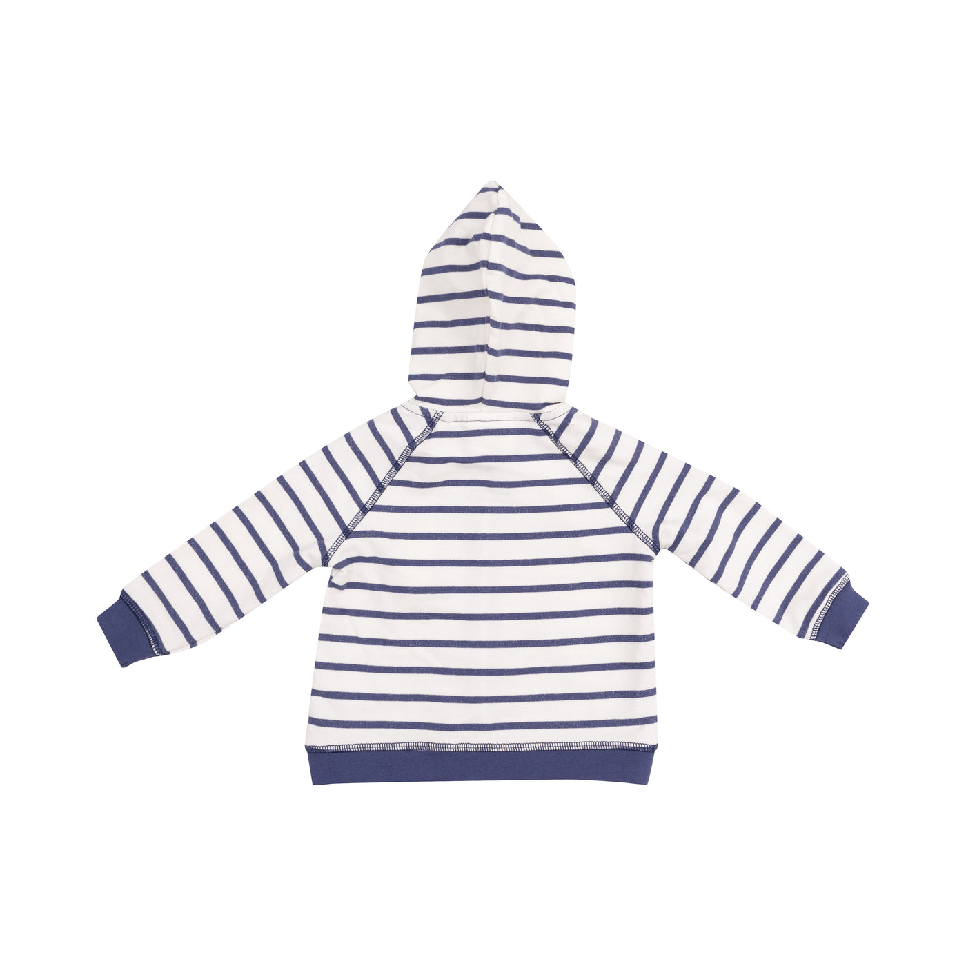 French Terry Hoodie and Jogger - Navy Stripe