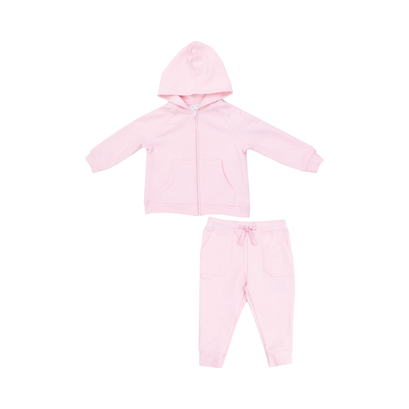 French Terry Hoodie and Jogger - Pink