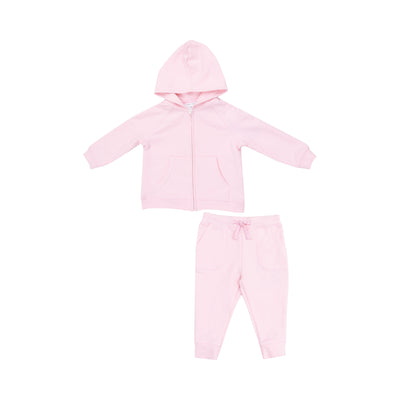 French Terry Hoodie and Jogger - Pink