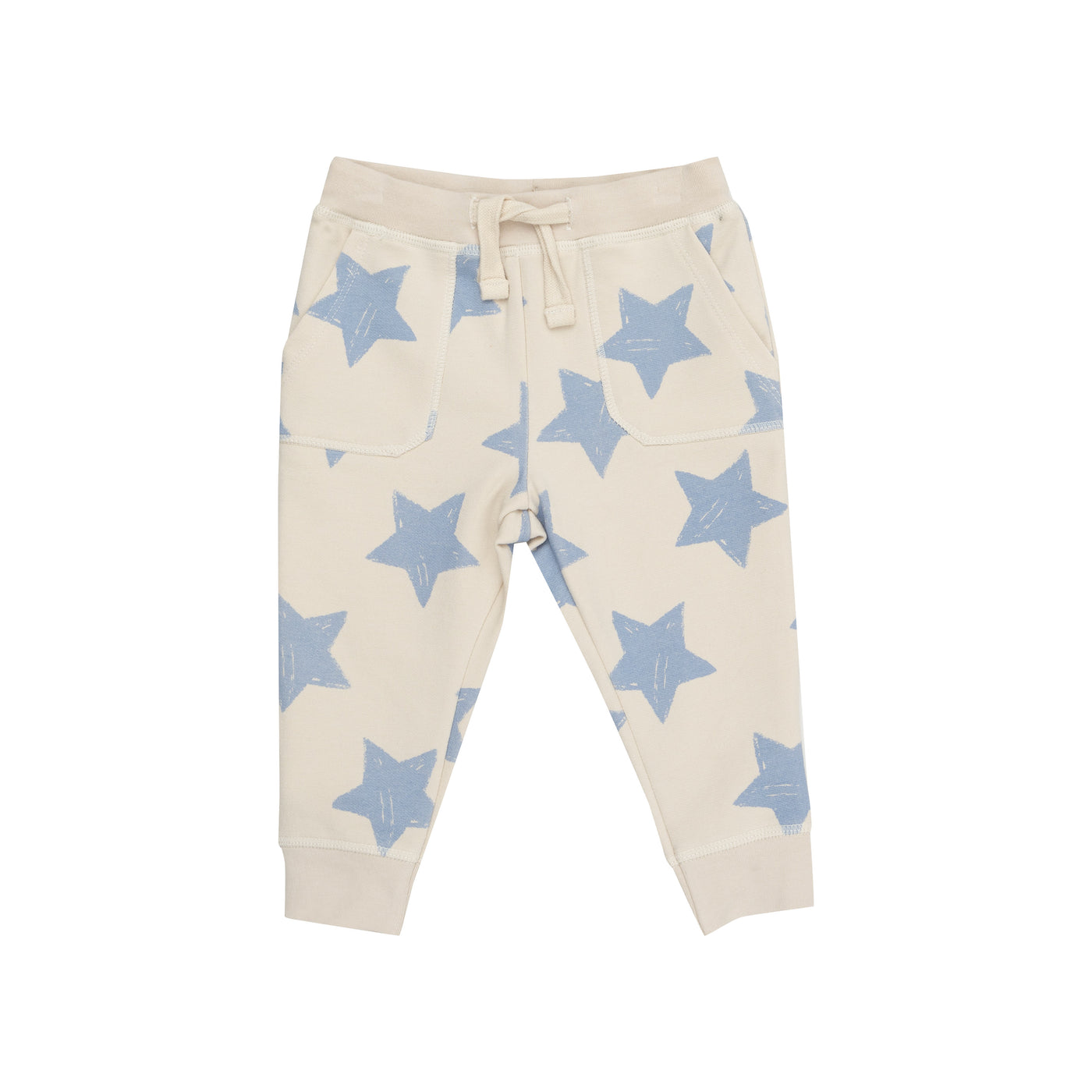 Raglan Sweatshirt And Jogger Set - Sketchy Stars Blue-Angel Dear