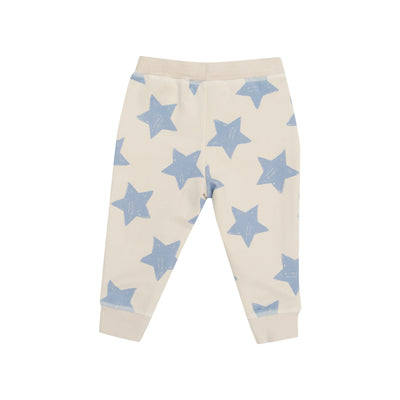 Raglan Sweatshirt And Jogger Set - Sketchy Stars Blue-Angel Dear