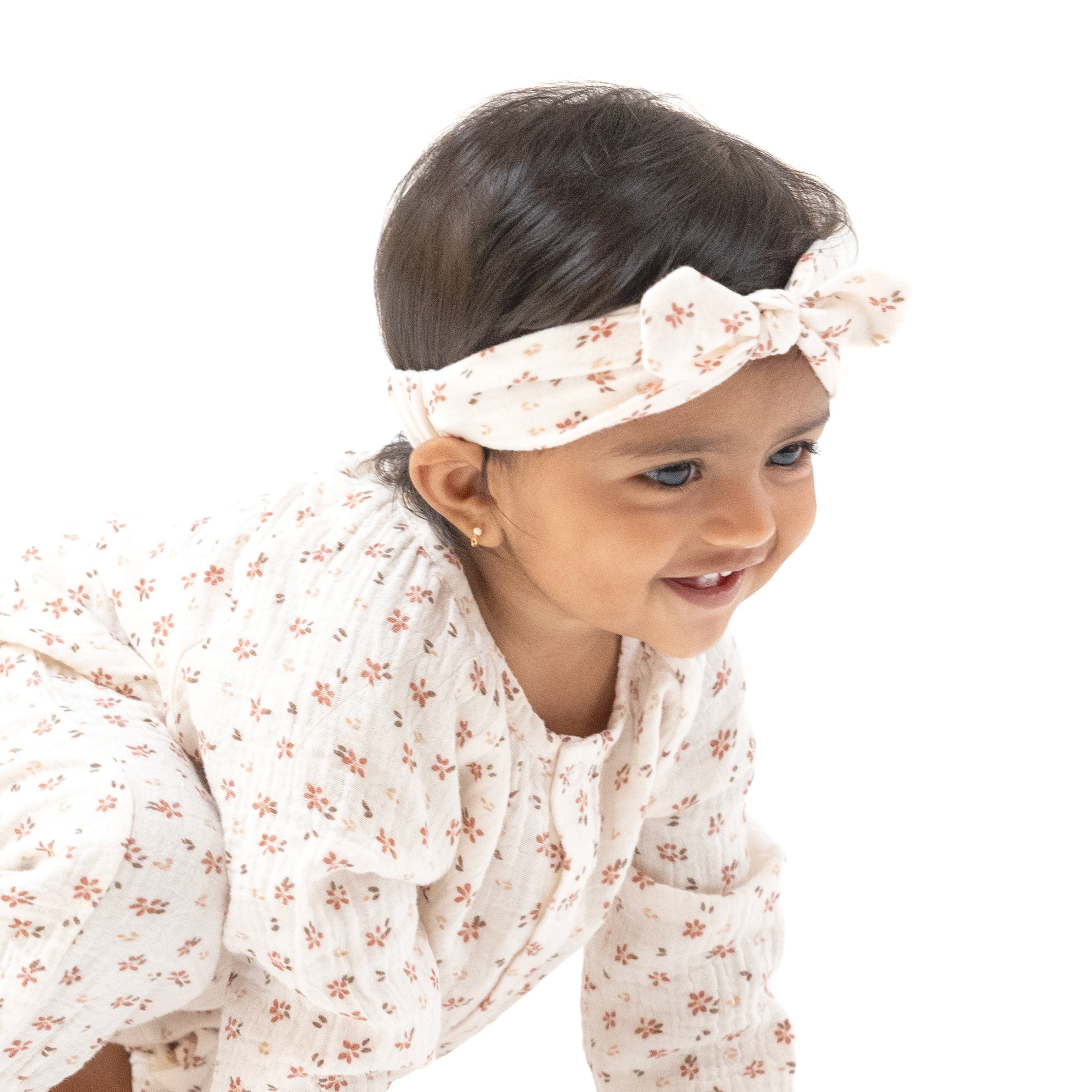 Knot Headband in our  Carrie Floral print from Angel Dear
